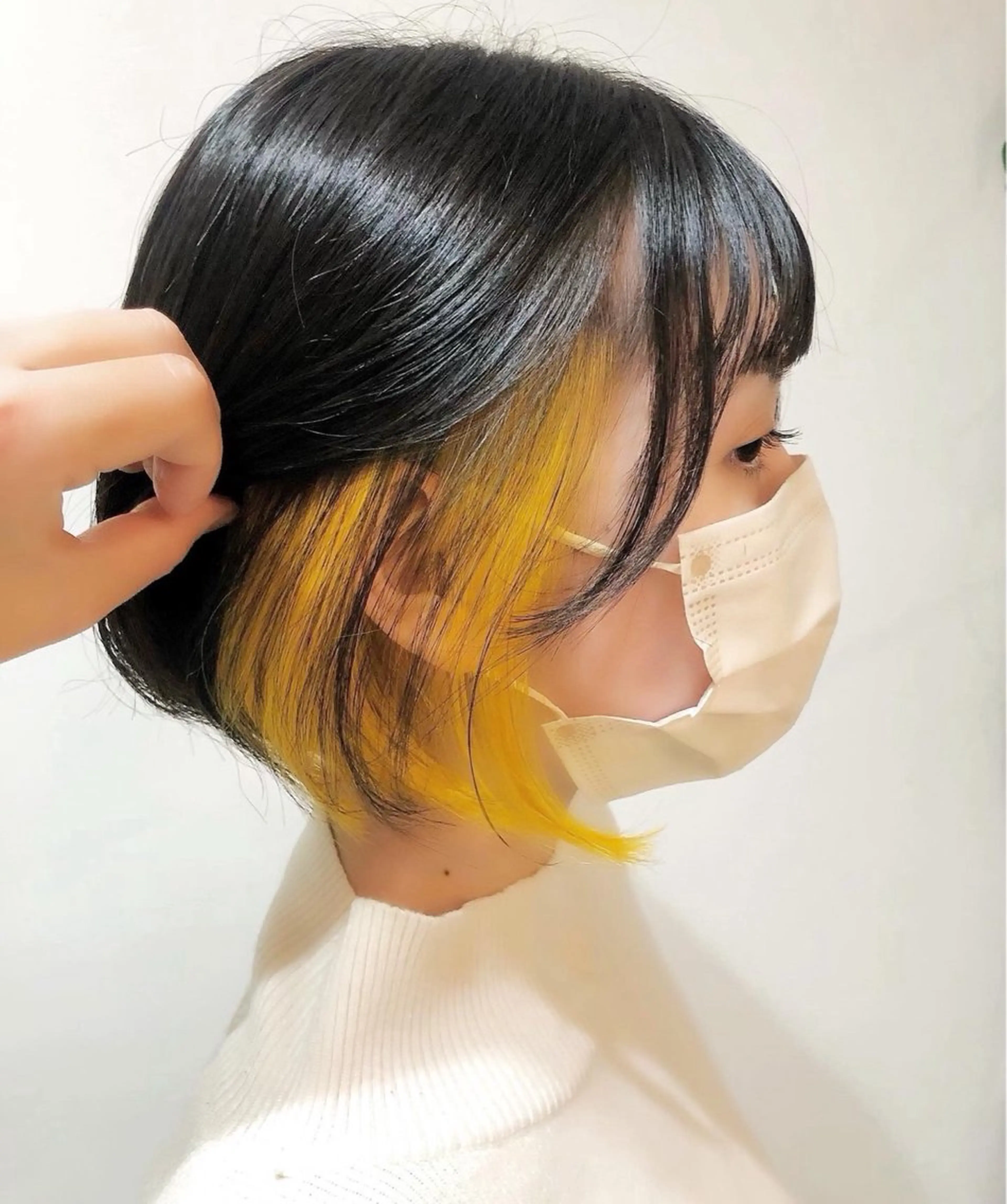 ショート イエローカラー 愛されヘア🎀 hinanoのヘアスタイル