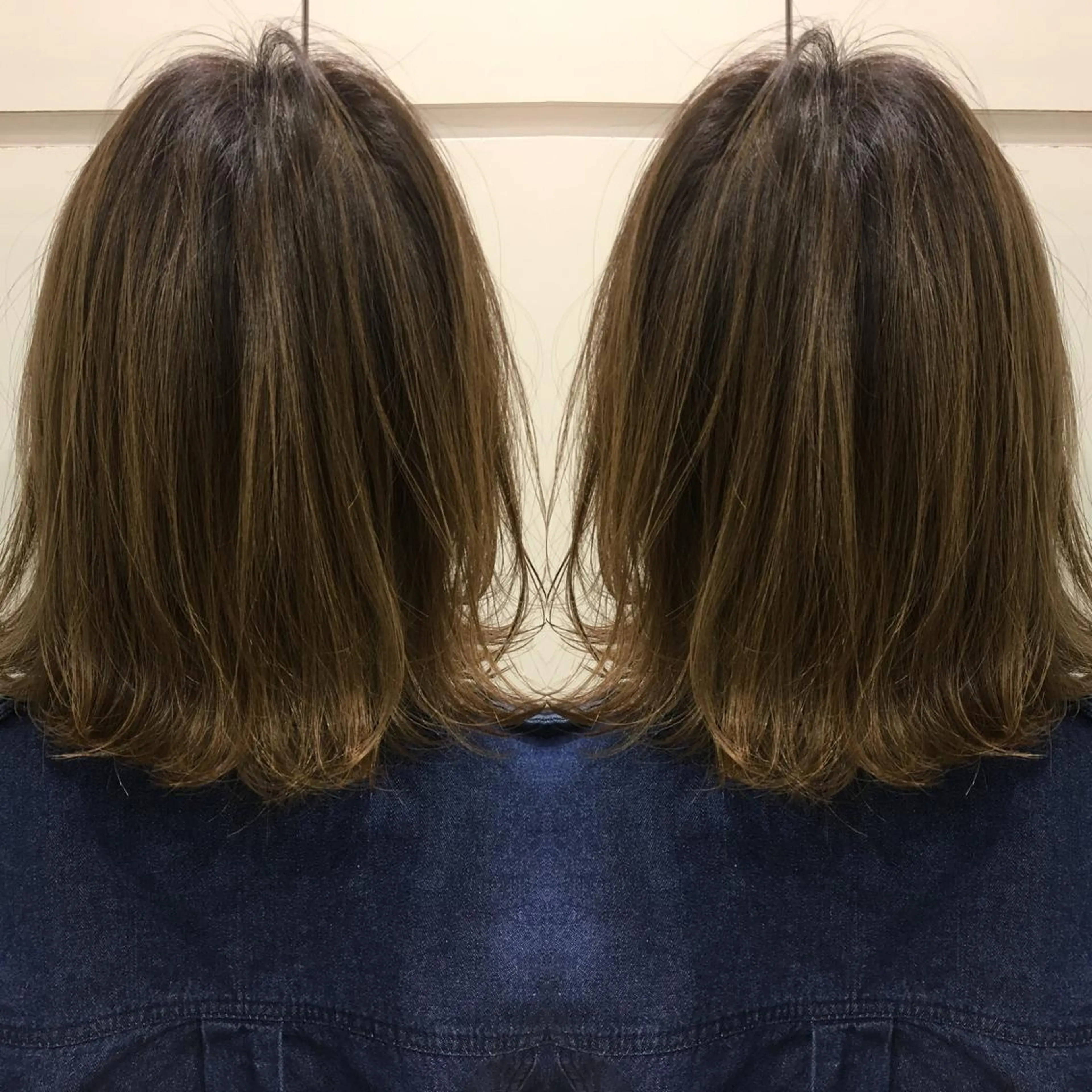 ミディアム カラー 寺内 紳悟のヘアスタイル