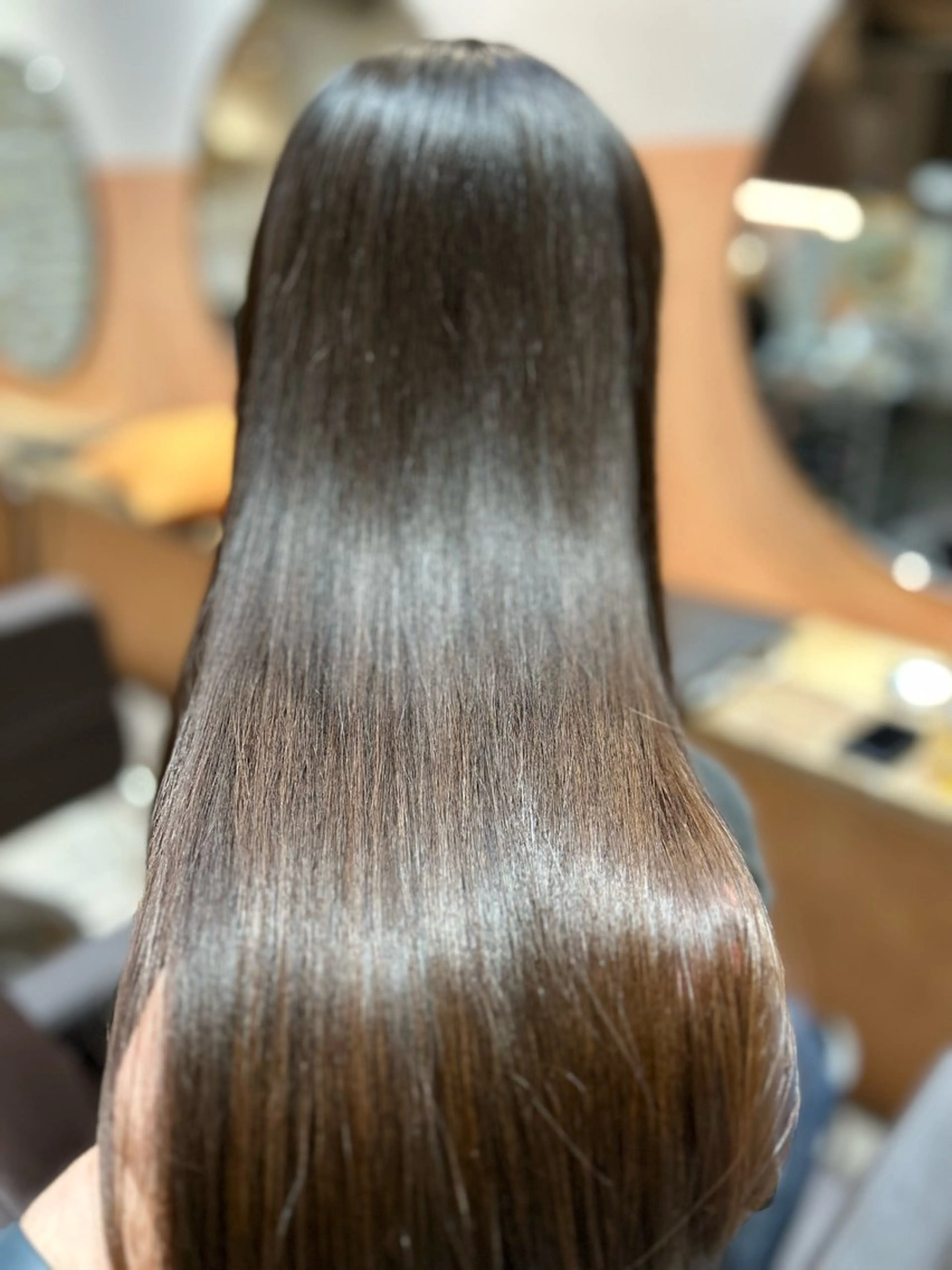 ロング ボブ ハイライト 髪質改善 レイヤーカット 髪質改善×艶髪　斉藤 勝のヘアスタイル