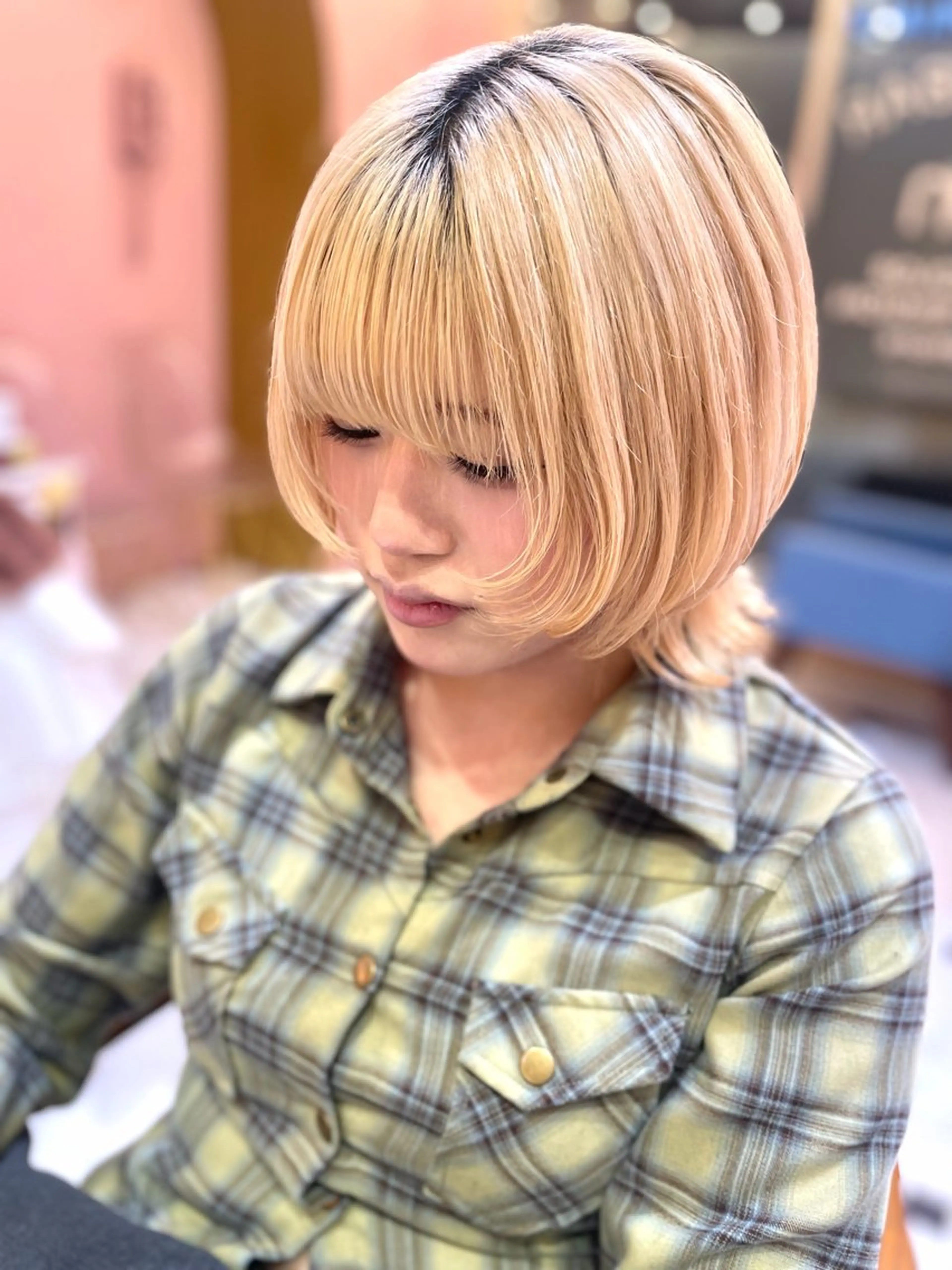 ミディアム カット レイヤー/ショート/ ボブ/特化🎀RIOのヘアスタイル