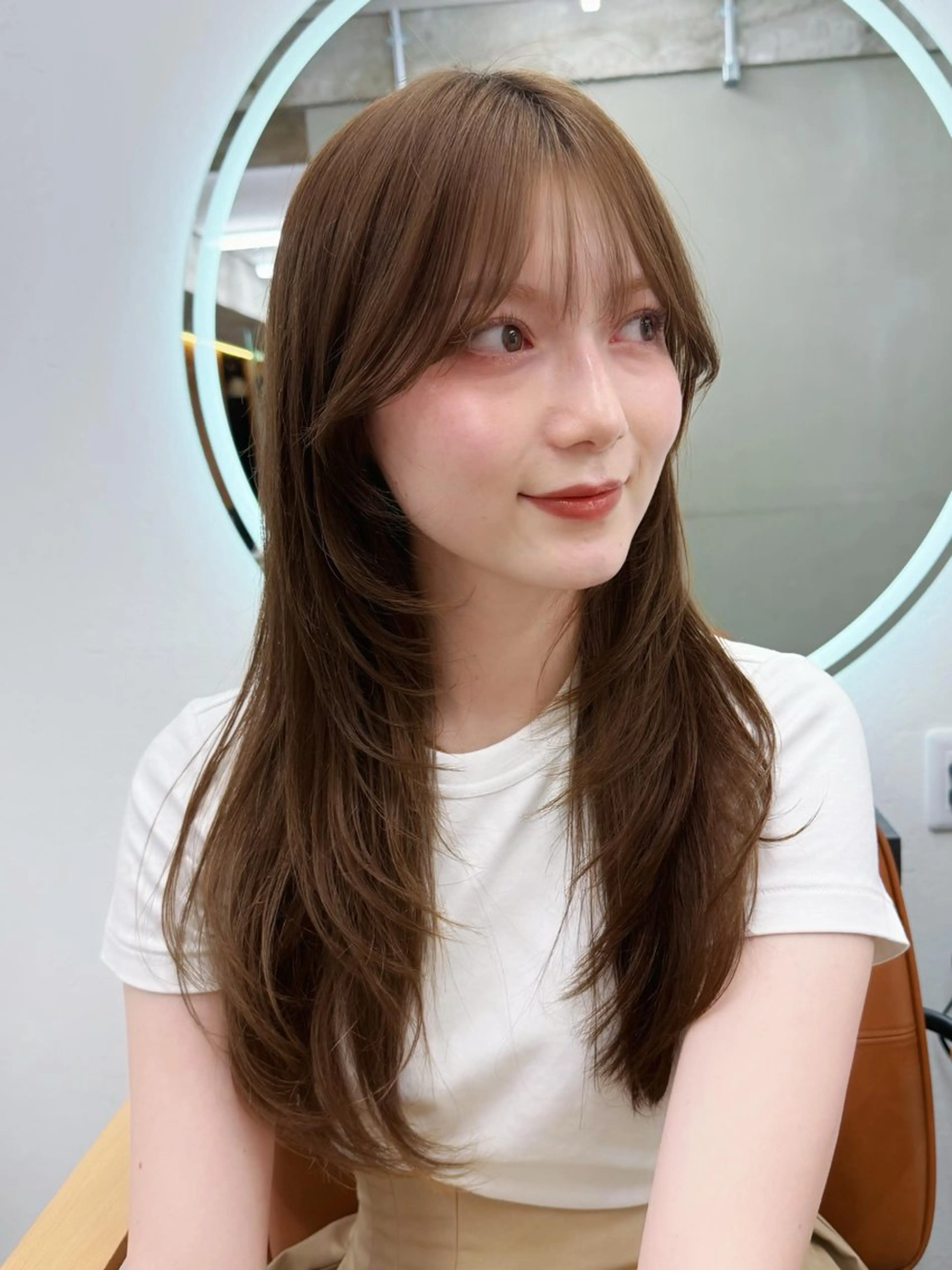 ロング レイヤーカット 小顔カット ❤️アヤカ レイヤーカット❤️のヘアスタイル