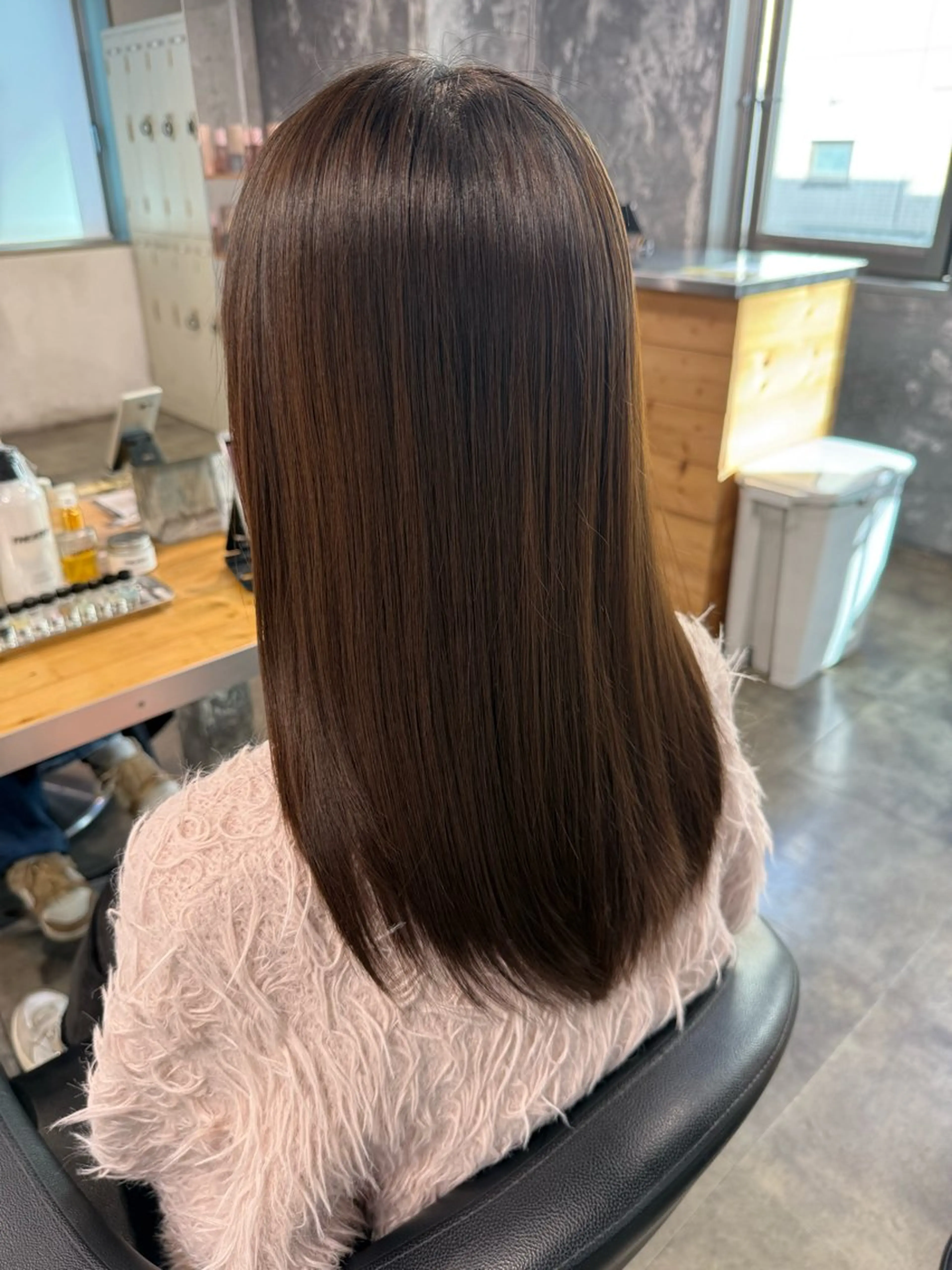 ロング カラー ヘアカラー トリートメント mao⭐️ 透明感カラー‎⭐️のヘアスタイル