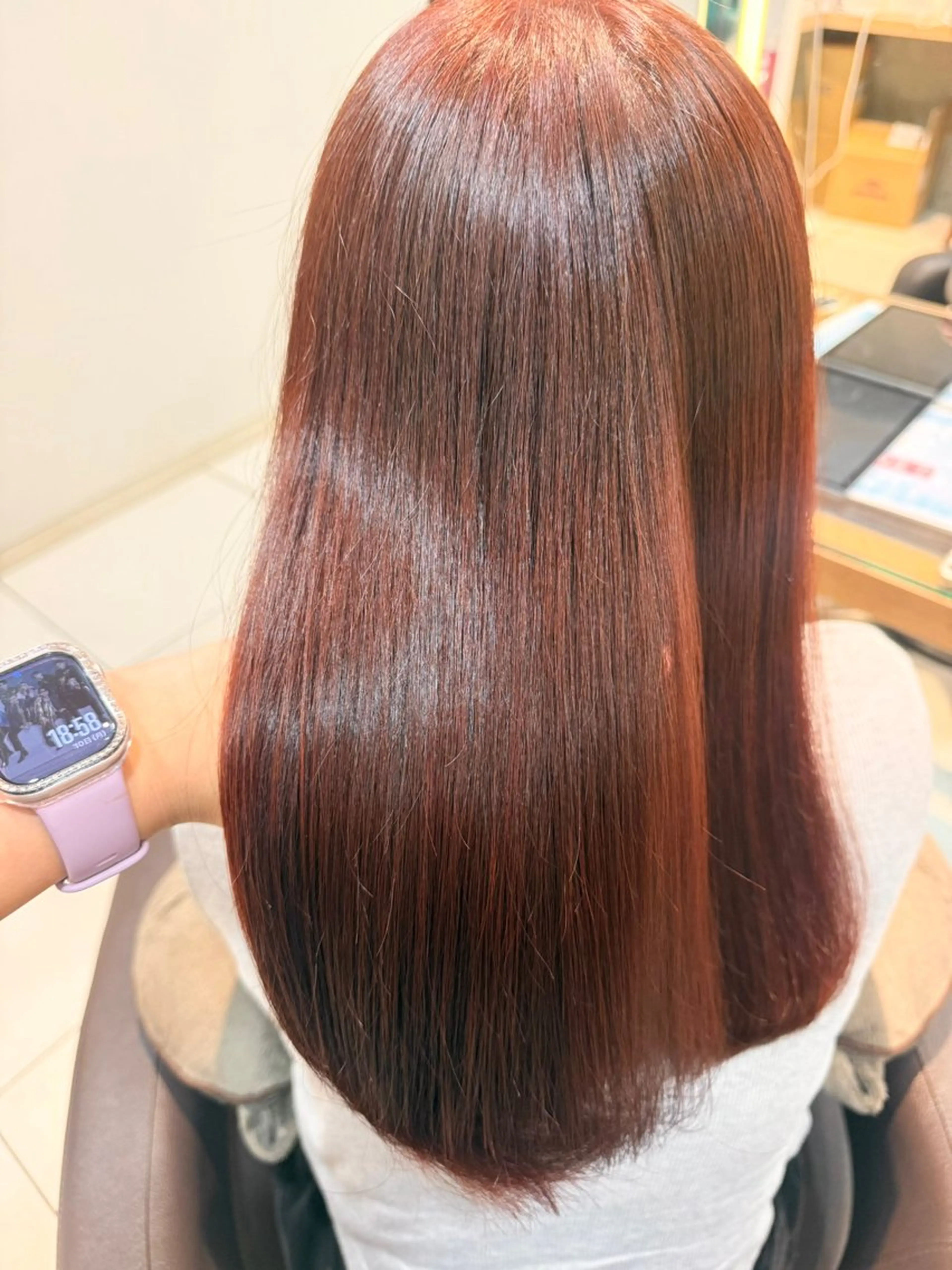 ロング カラー ヘアカラー トリートメント 🎀カットカラーモ デル募集/あゆり🎀のヘアスタイル
