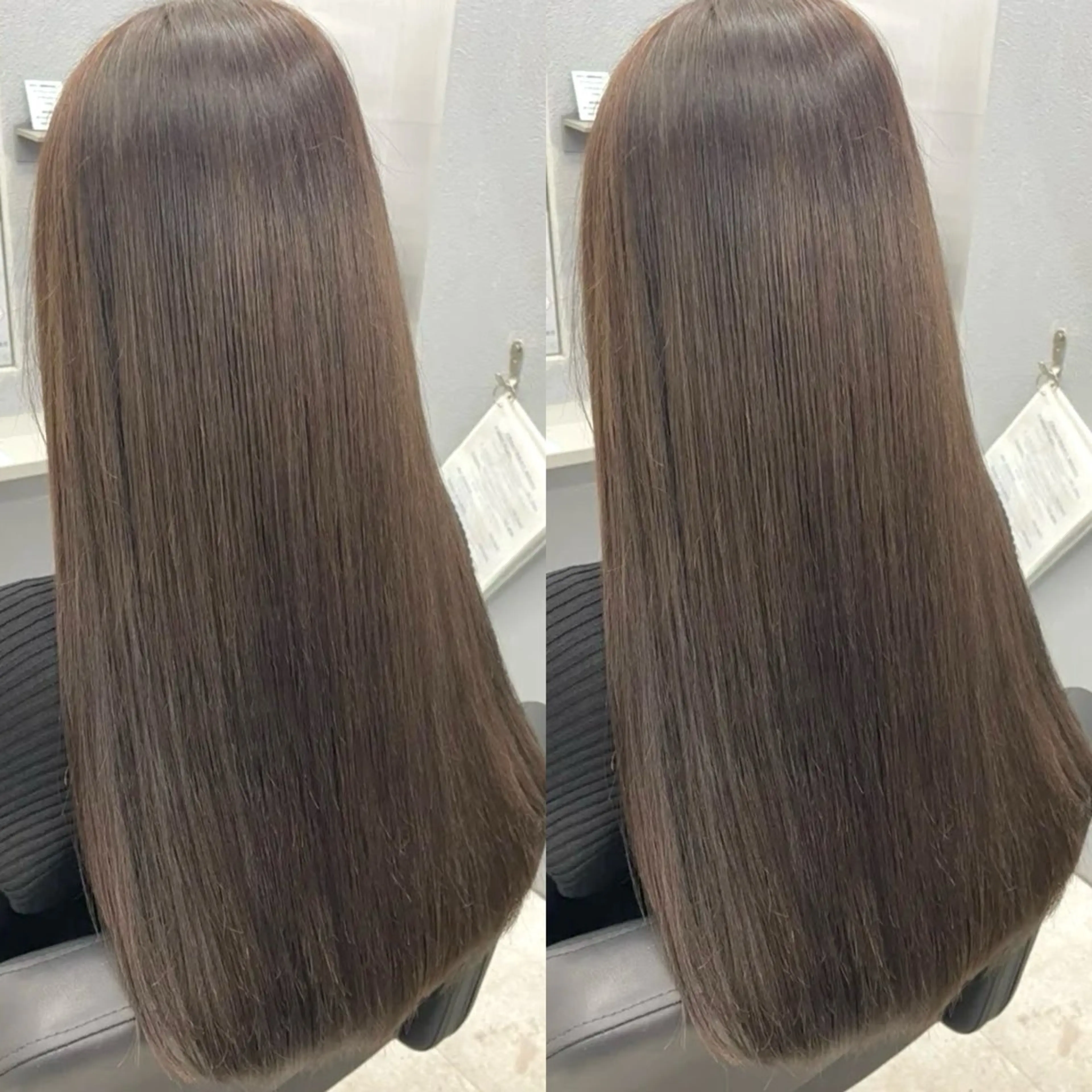 ロング カラー 透明感カラー グレージュ カット ヘアカラー トリートメント ヘアセット ブリーチ無しダブル カラー🦕まどかのヘアスタイル