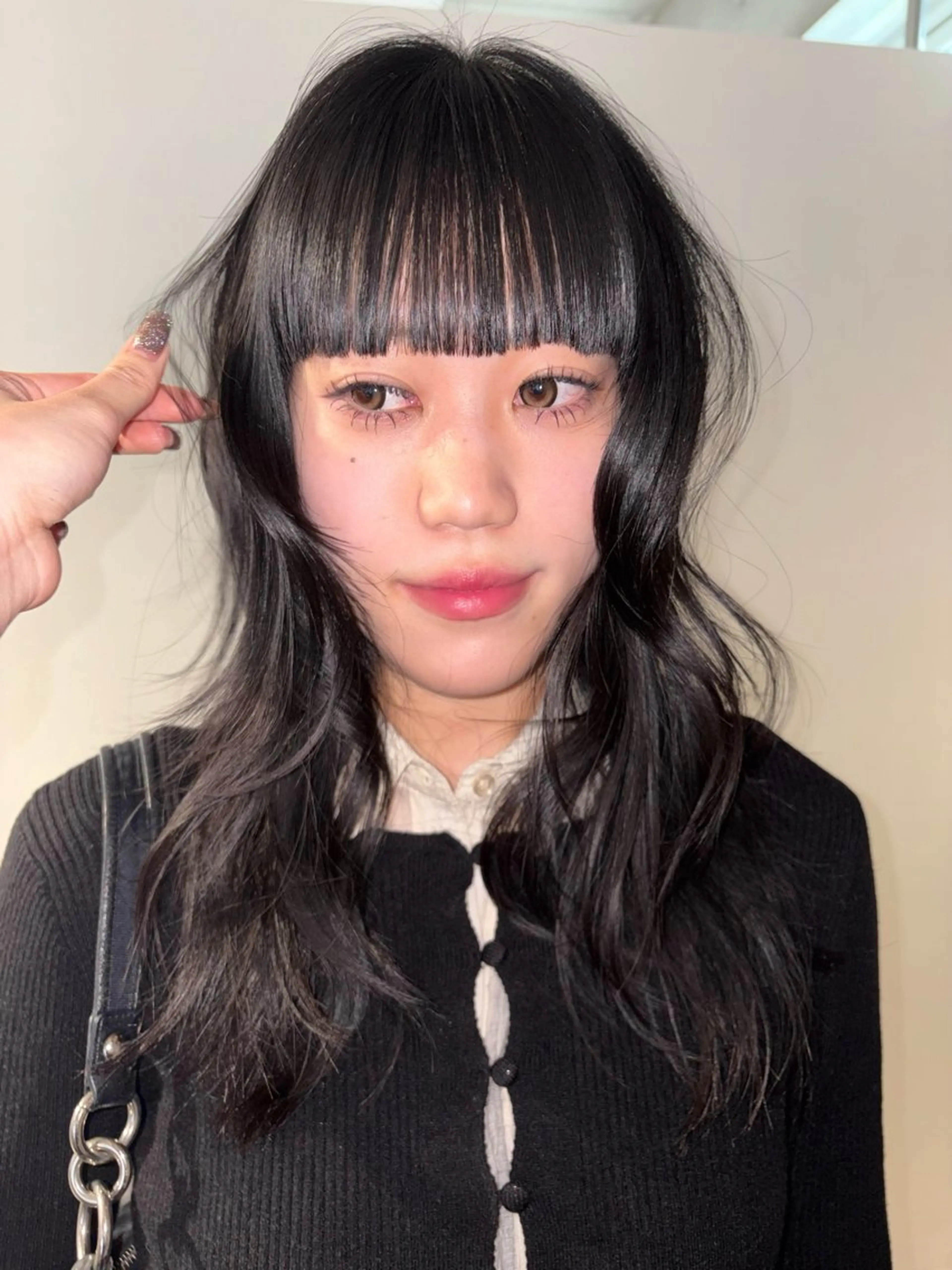 セミロング 薄暮 マツイ　レンのヘアスタイル