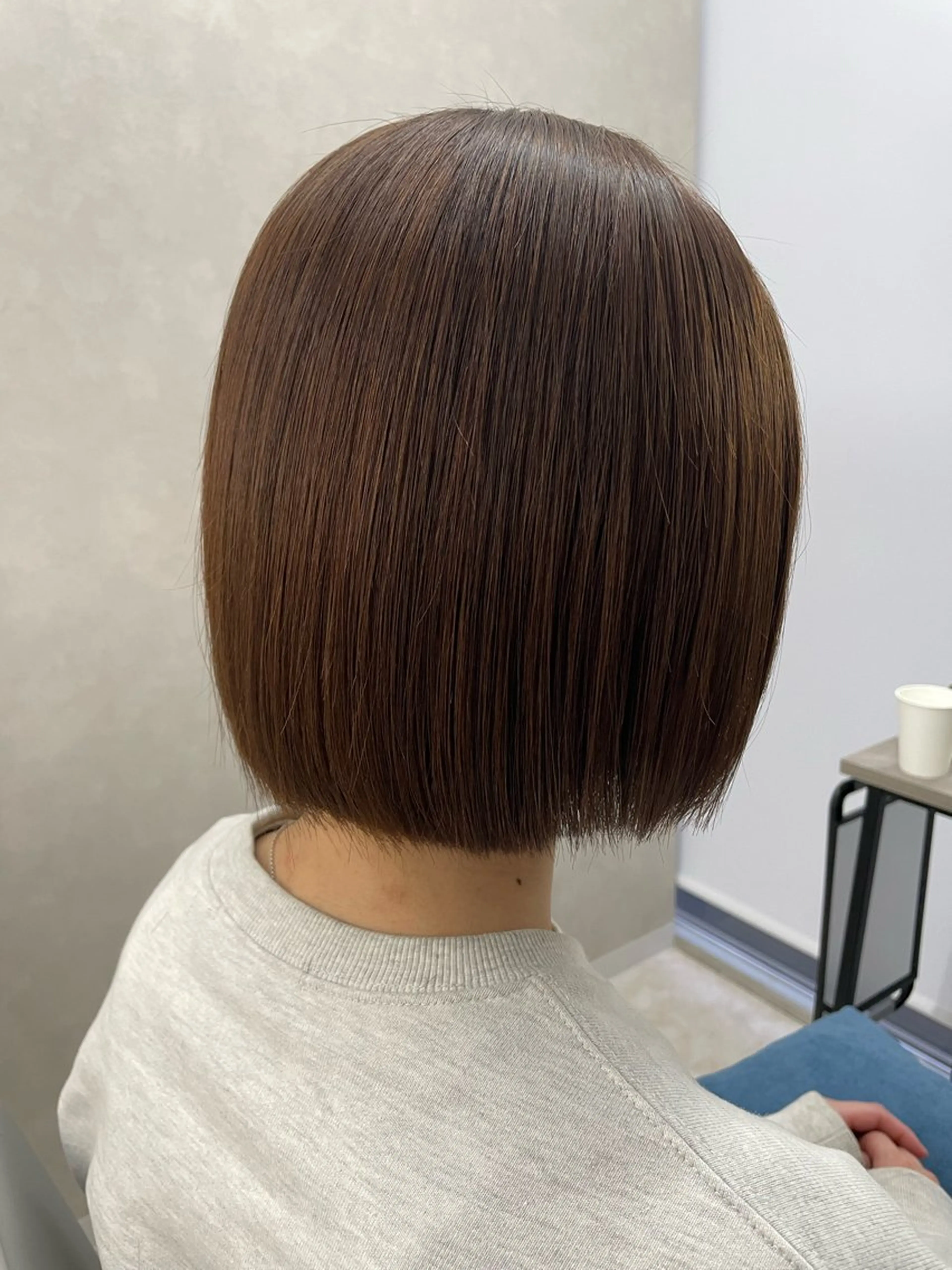 ショート ボブ 髪質改善 トリートメント 酸性ストレート 酸熱トリートメント カット トリートメント 野村直希 NAOKIのヘアスタイル