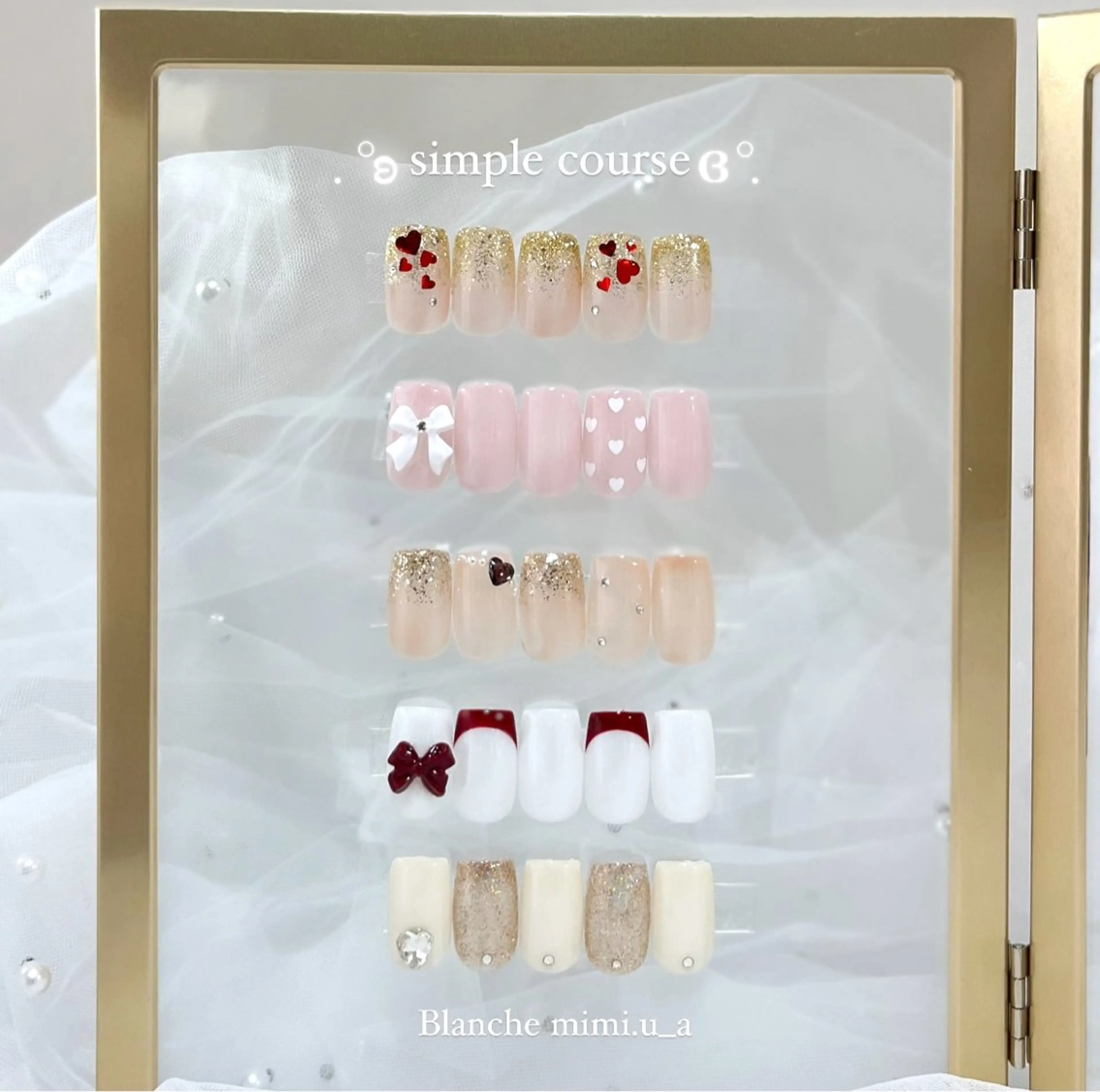 ネイル ハンドネイル Blanche mimi.u_aのネイルデザイン