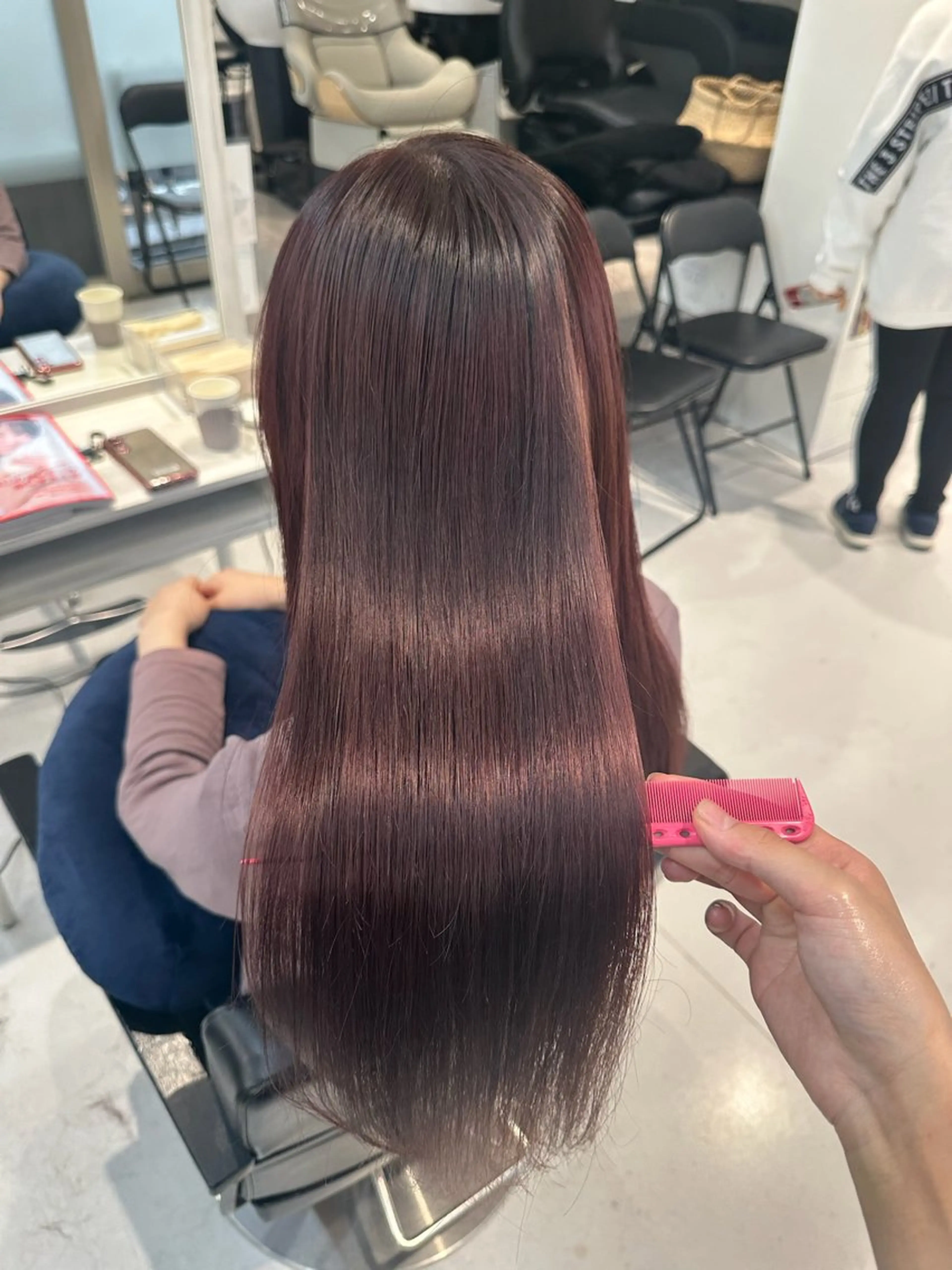 ロング 山崎結菜 髪質改善💎のヘアスタイル