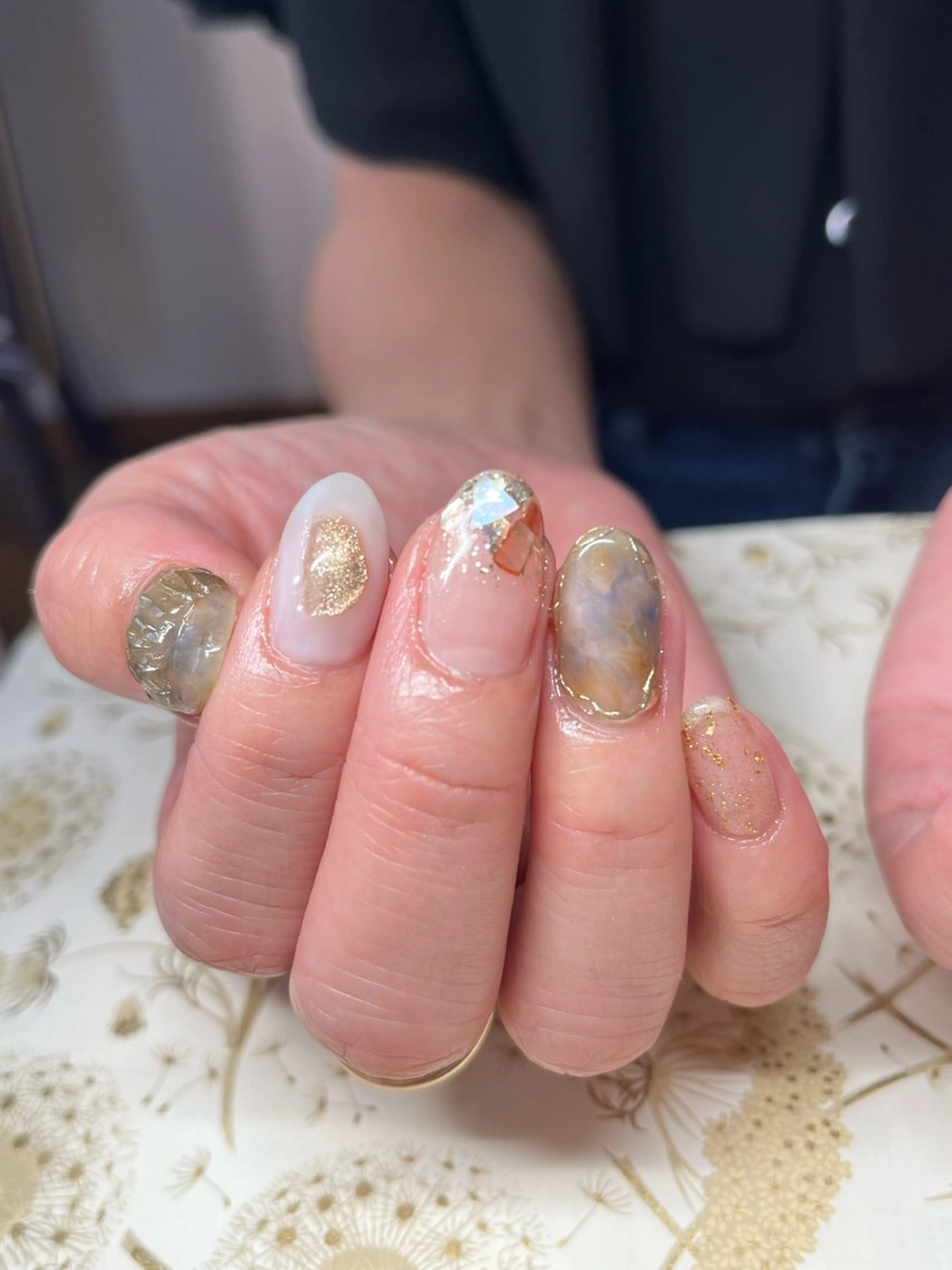 ネイル ニュアンスネイル 夏ネイル ハンドネイル miel nailのネイルデザイン