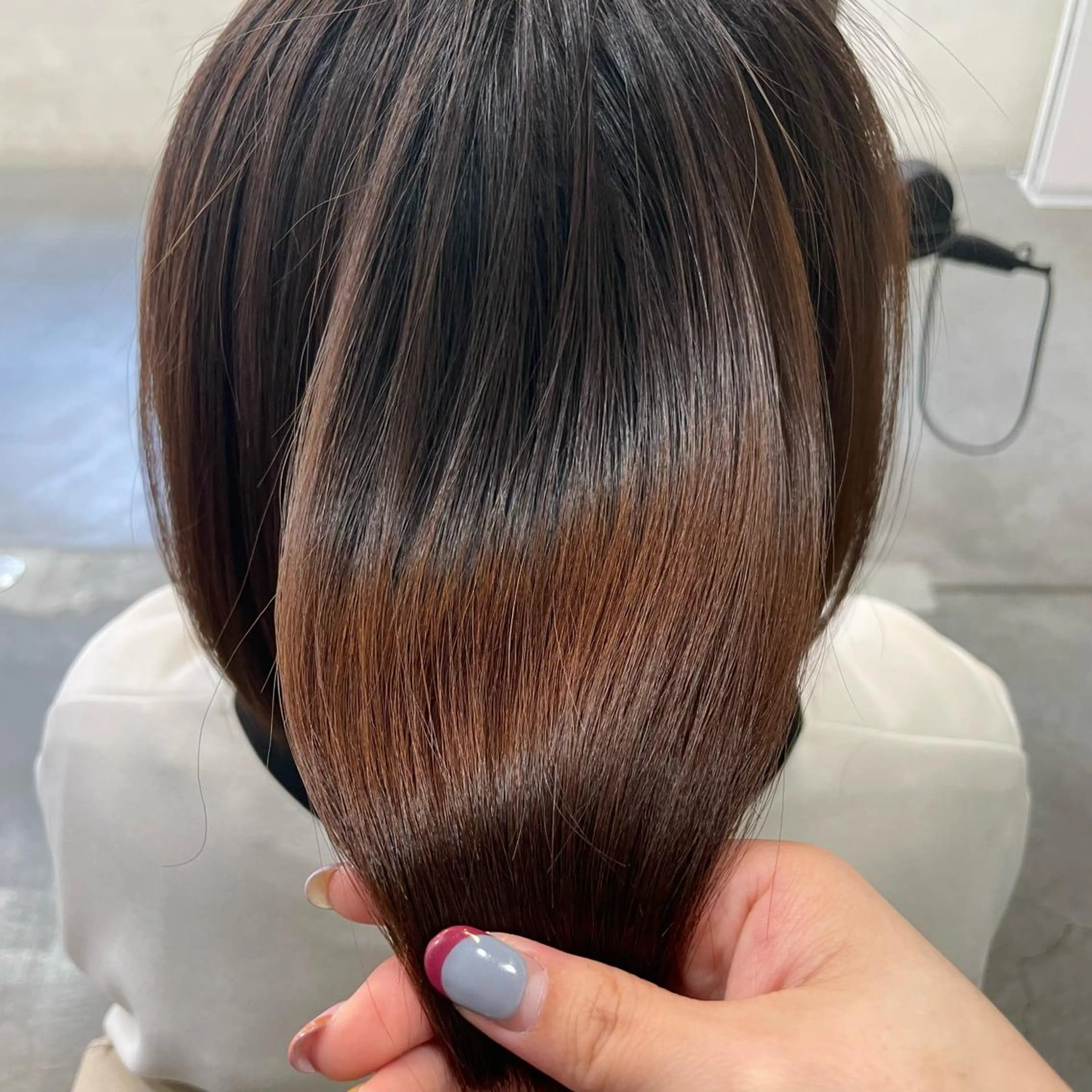 ミディアム grace by happiness所属・艶髪/巻ける縮毛矯正 /髪質改善naoのヘアスタイル