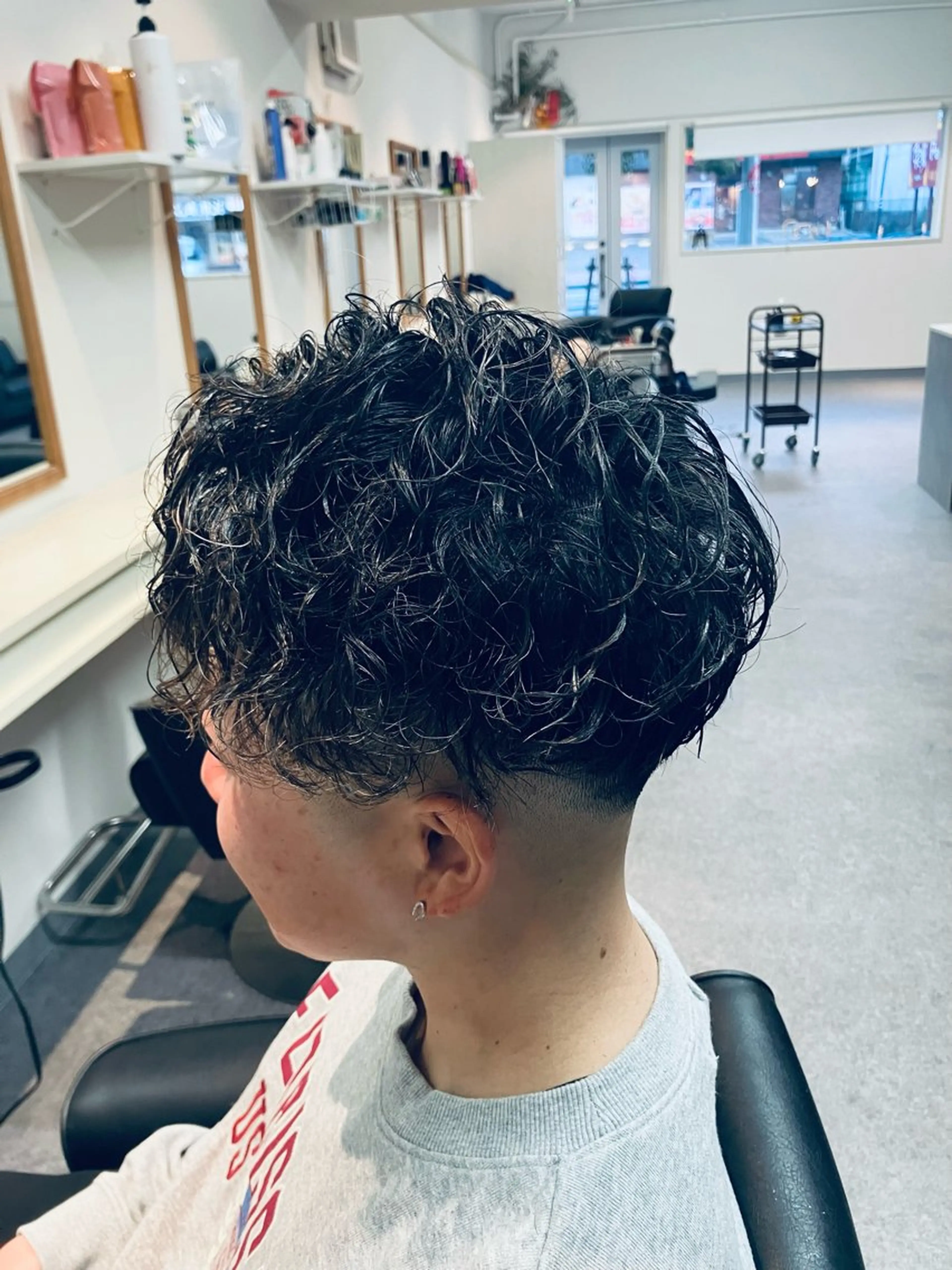 パーマ メンズ カット パーマ メンズ特化/パーマ/ フェードWATARUのヘアスタイル