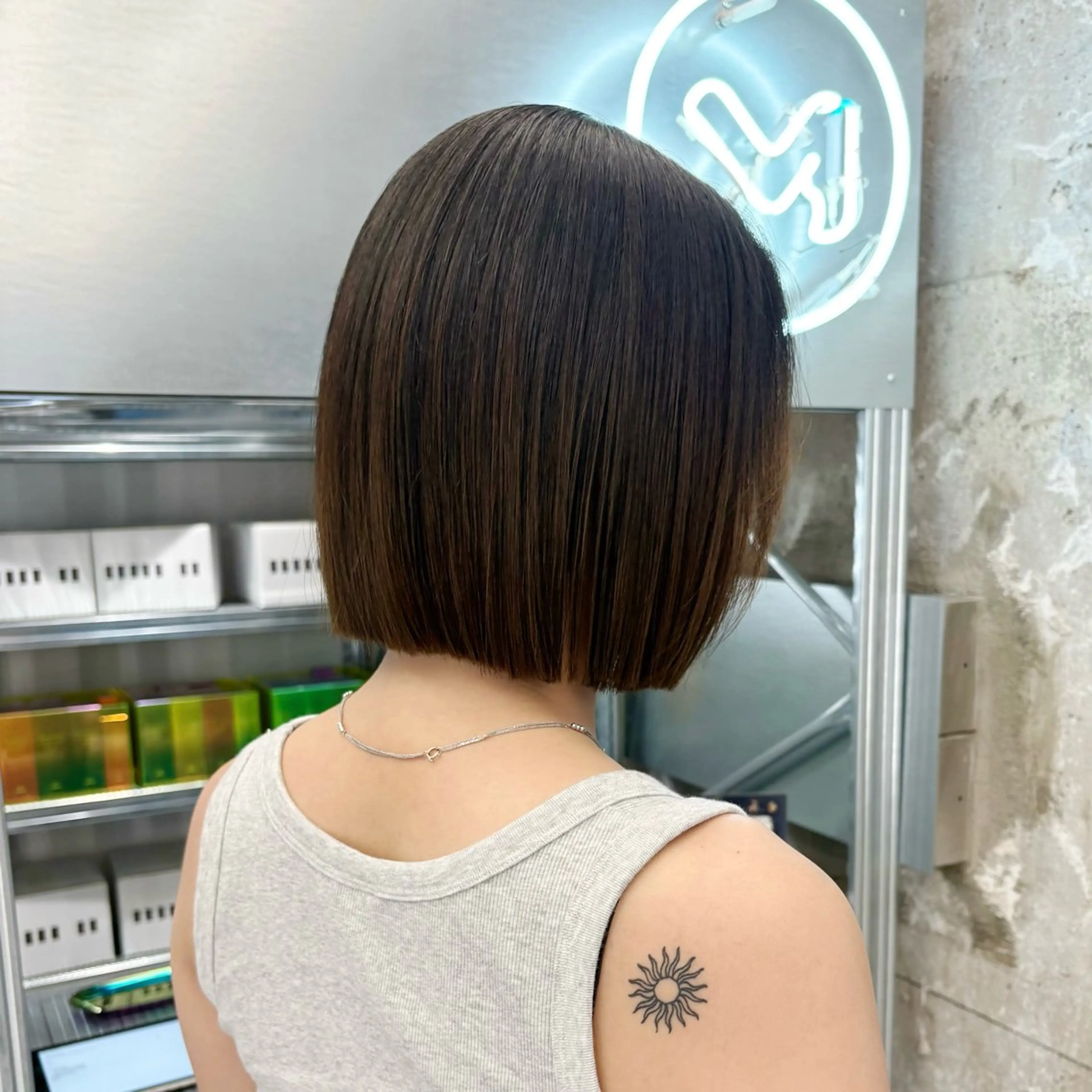 ミディアム ボブ ✨縮毛矯正/ボブ✨ 佐藤 さくらのヘアスタイル
