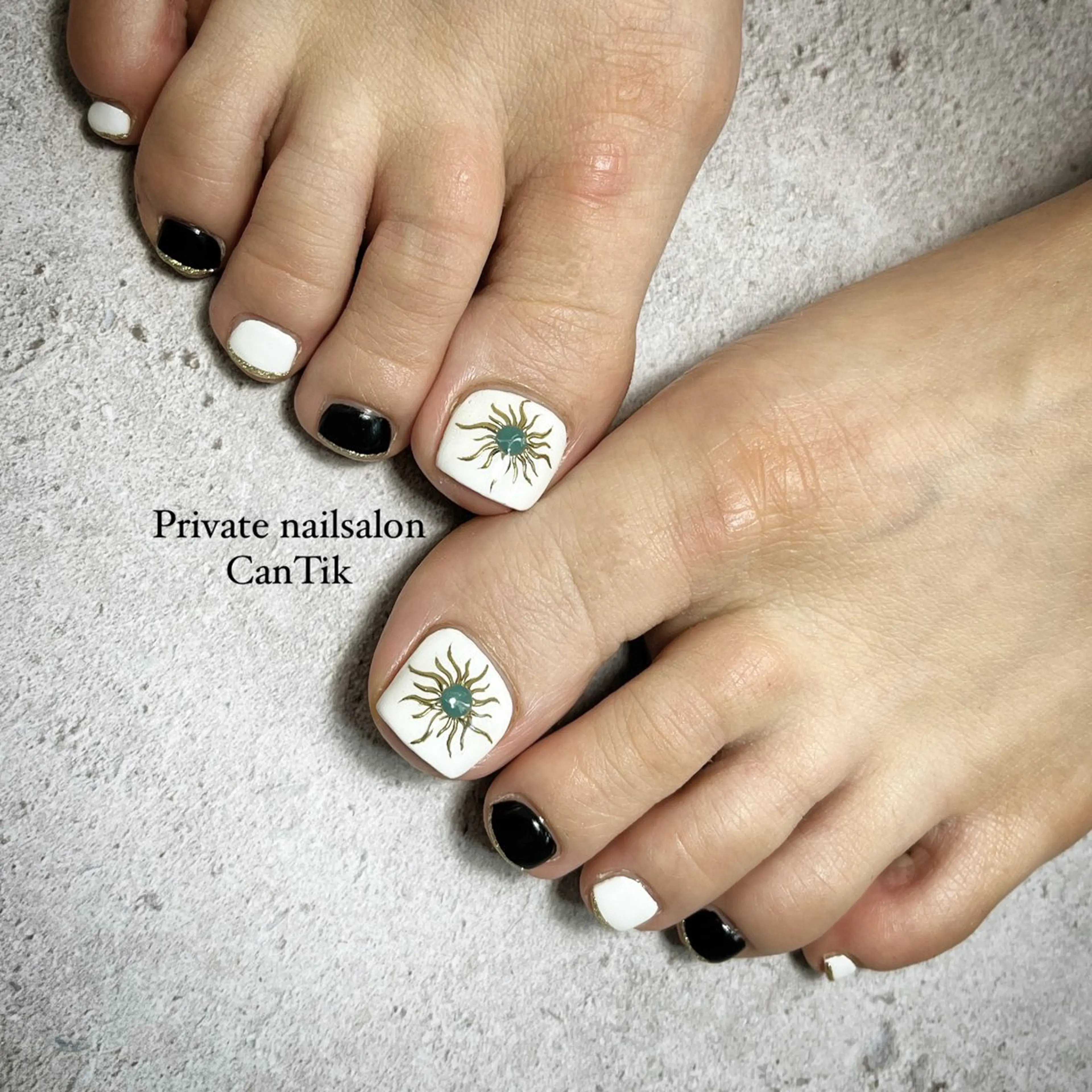 ネイル フットネイル 丁寧カウンセリング 個性派ネイルyukoのネイルデザイン