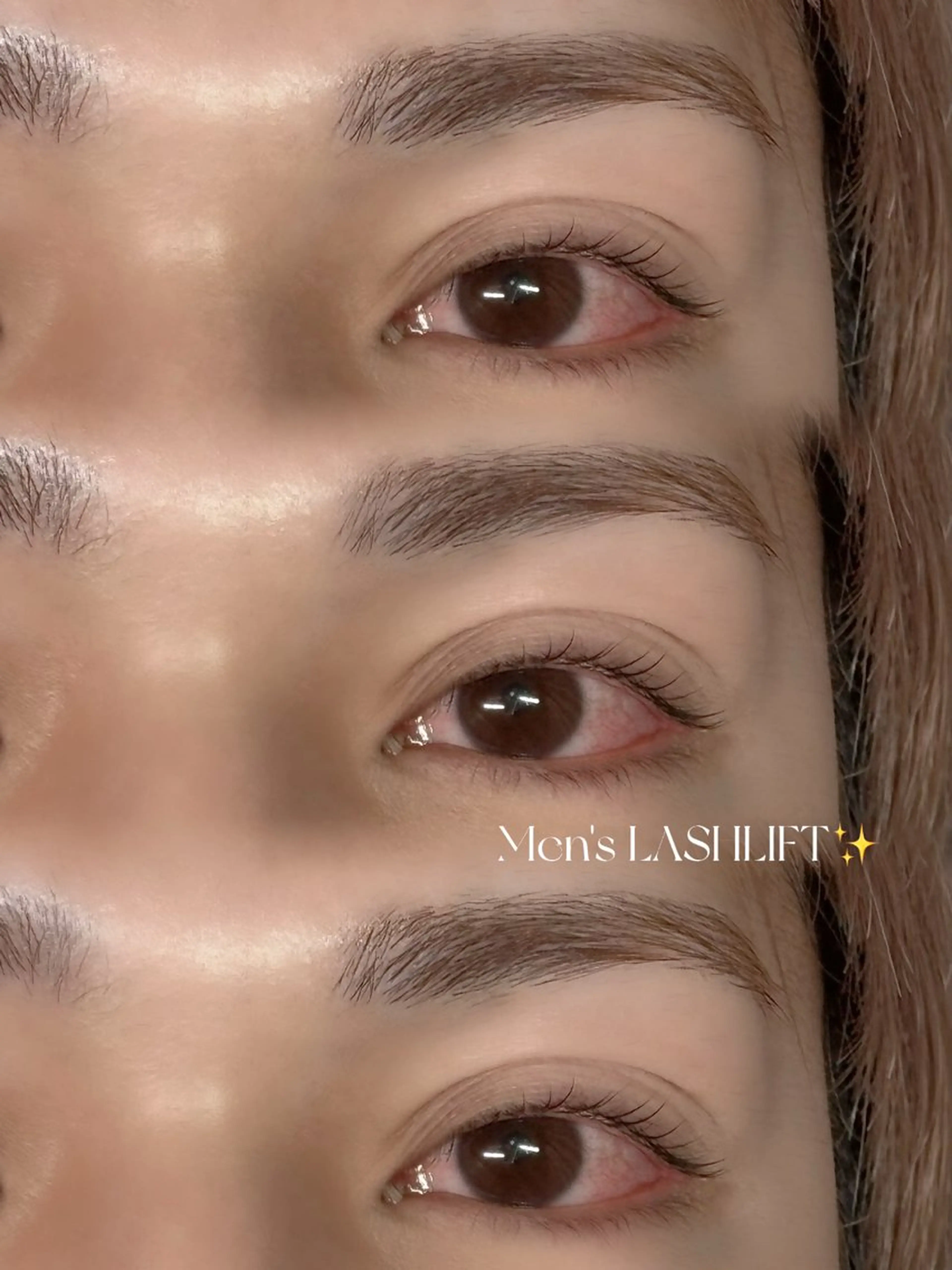 メンズ マツエク・マツパ Lily mei🎀🎶のマツエク・マツパデザイン