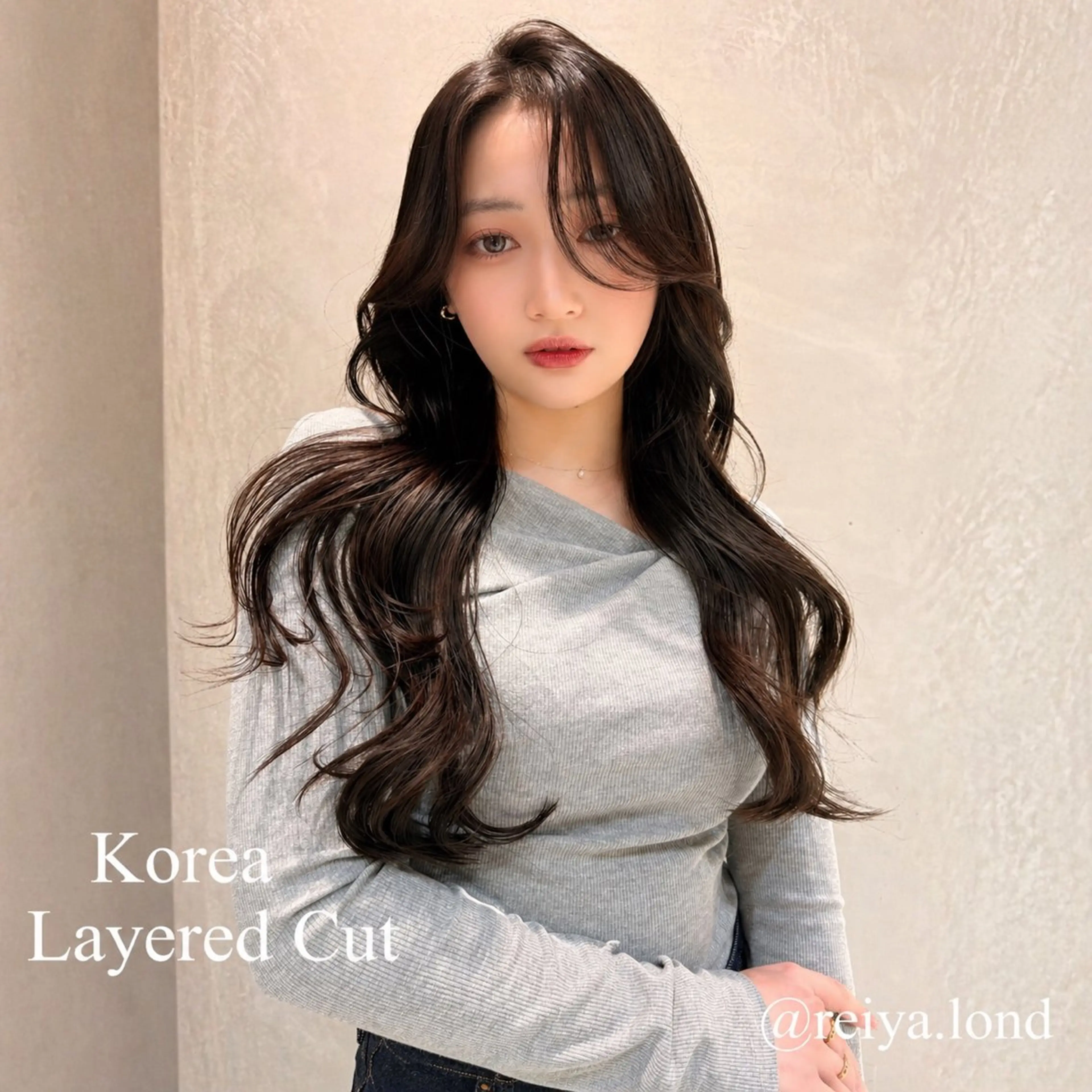 ロング カット ヘアカラー トリートメント ボブ・レイヤー タナカ レイヤのヘアスタイル