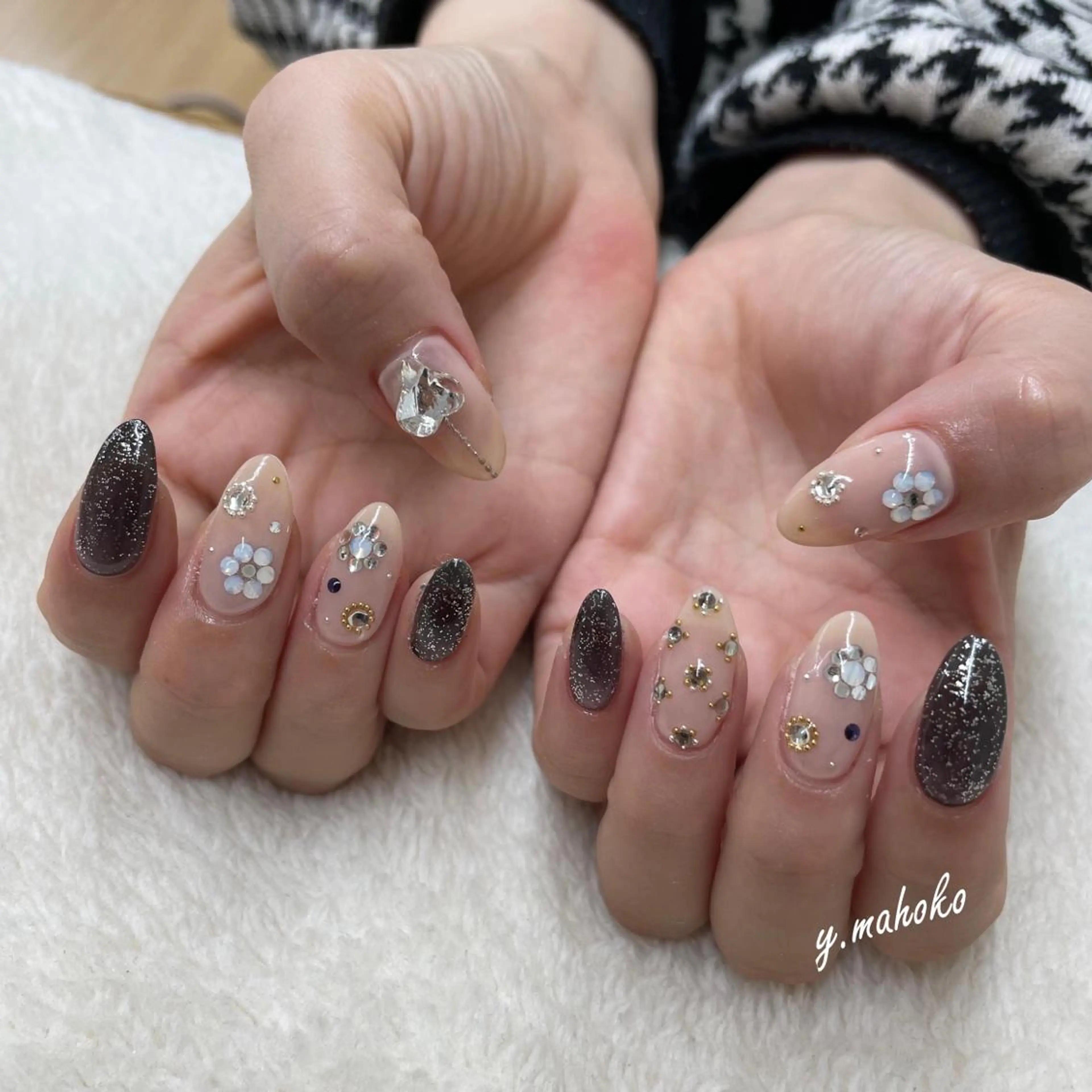 ネイル ハンドネイル パラジェル有/ 長さだし/mahoのネイルデザイン