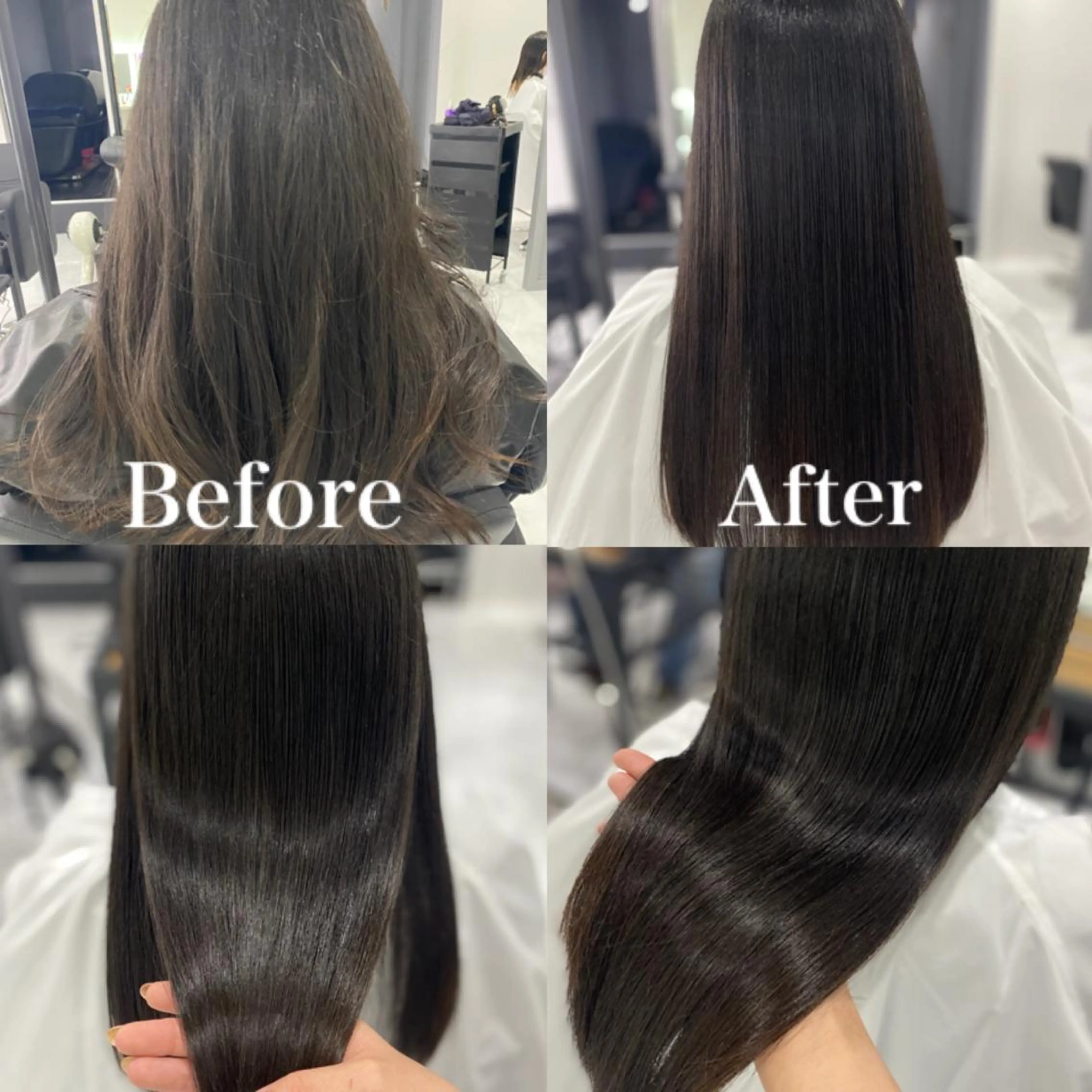 ロング カラー トリートメント トリートメント 髪質改善×矯正🫧 韓国ヘアasamiのヘアスタイル