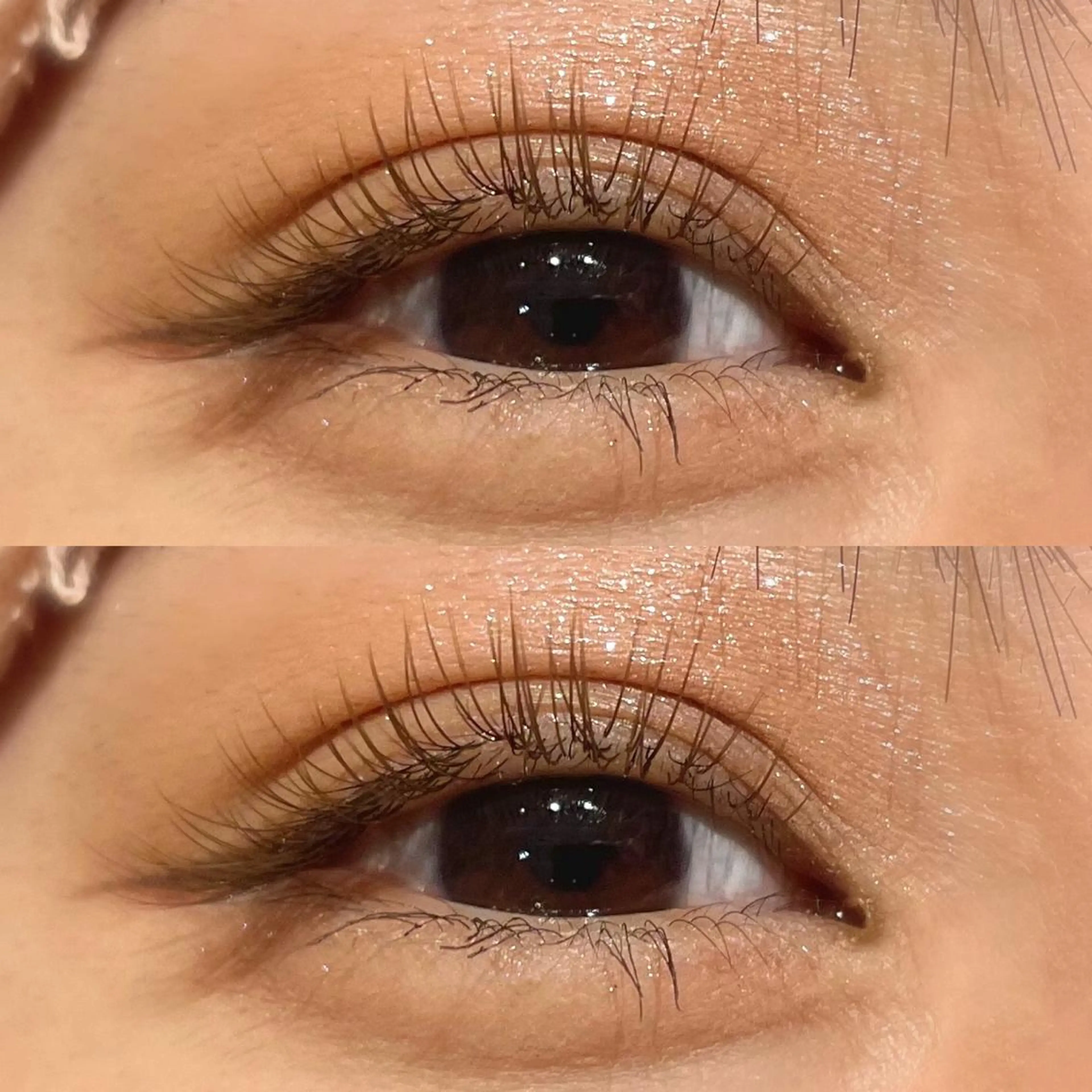 【LED変更+500円】🌈カラーエクステ🌈フラットラッシュ150本​〜​180本💎オフ無料💎クリアコーティング仕上げの写真