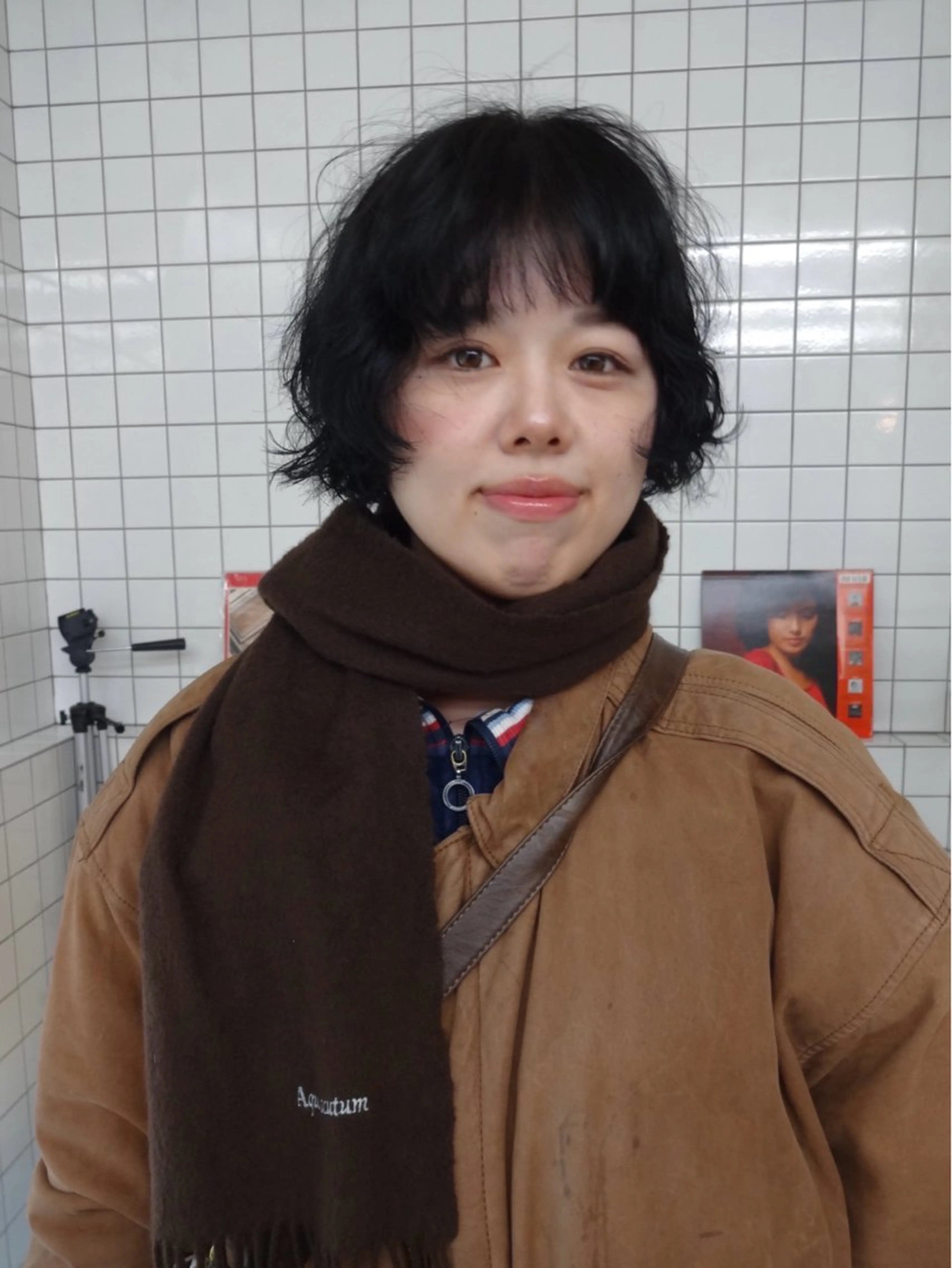 ショート パーマ ショートヘア ボブパーマ/パーマ ウルフパーマのヘアスタイル