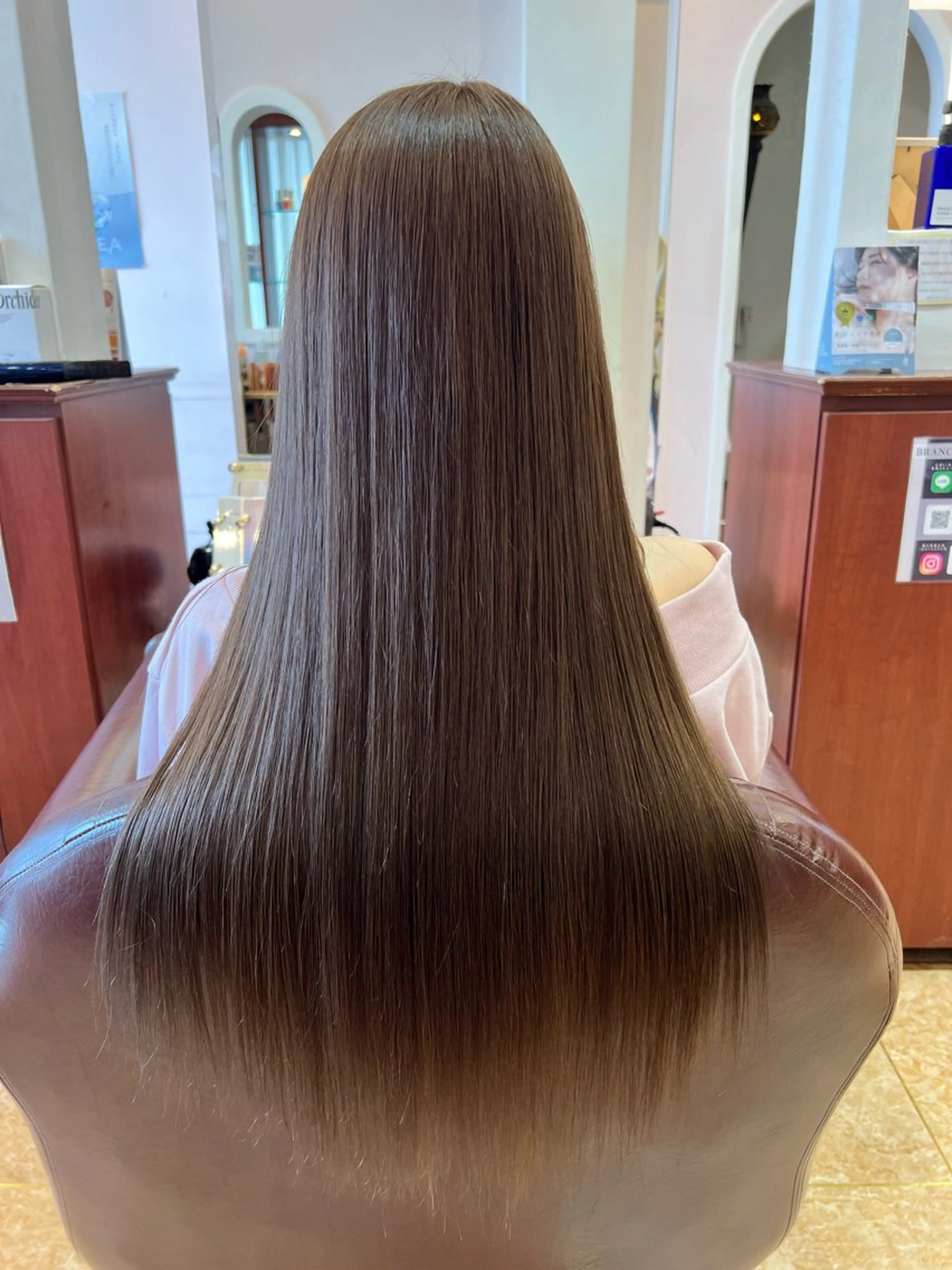 ロング カラー 加藤 絵美のヘアスタイル