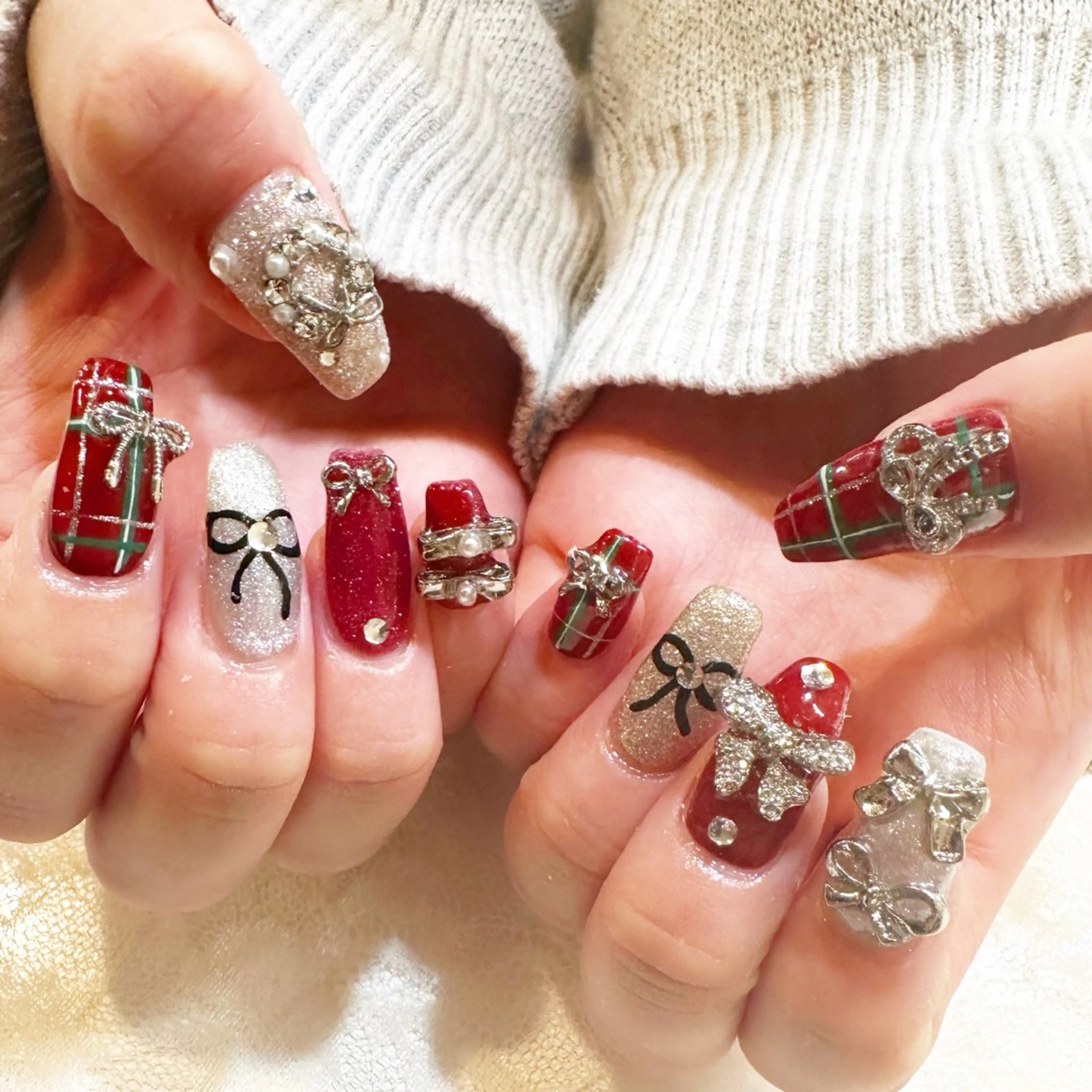 ネイル 冬ネイル クリスマス nailist yuiのネイルデザイン