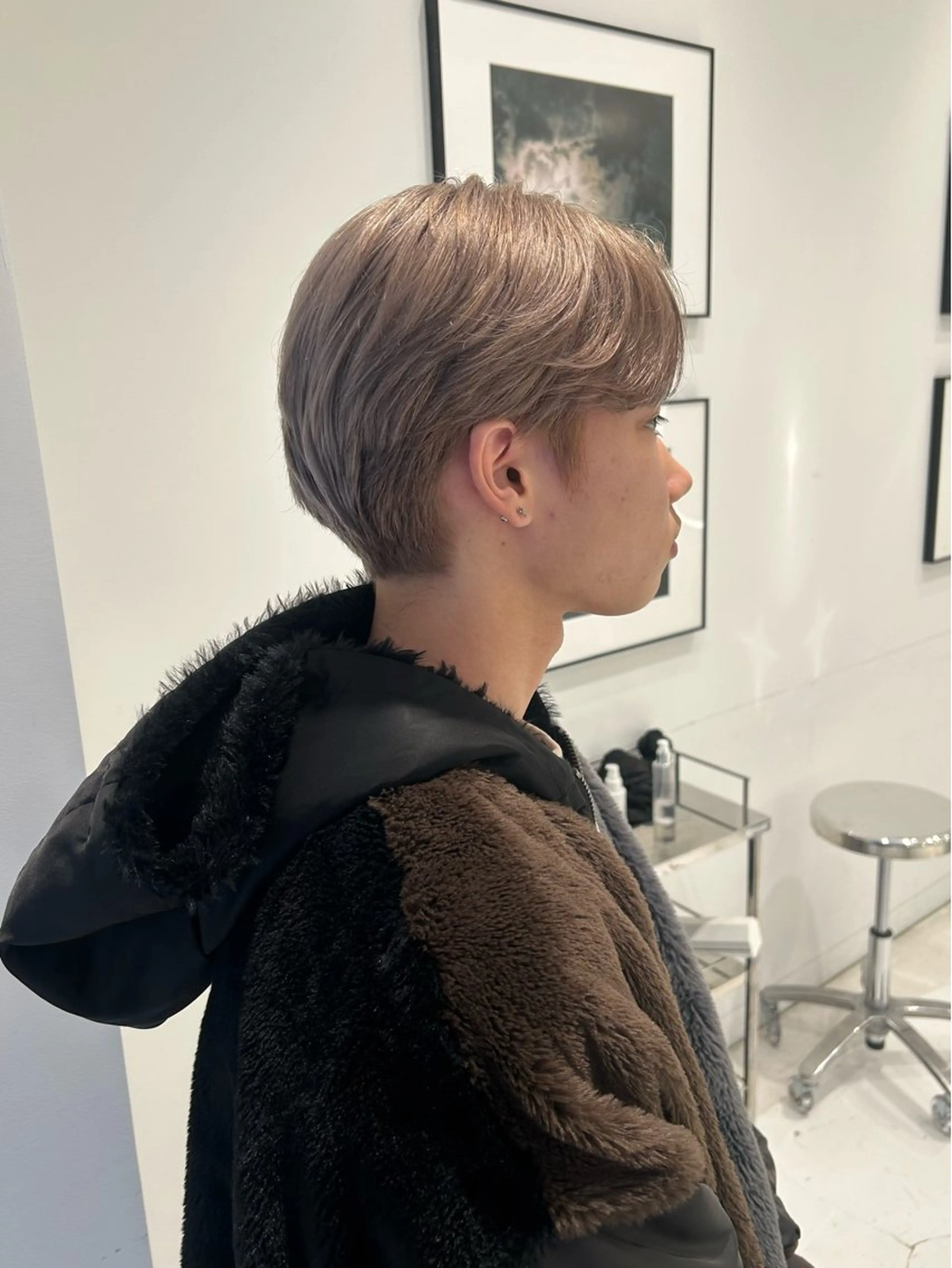 ショート カラー メンズ ヘアカラー 大長 広菜のヘアスタイル