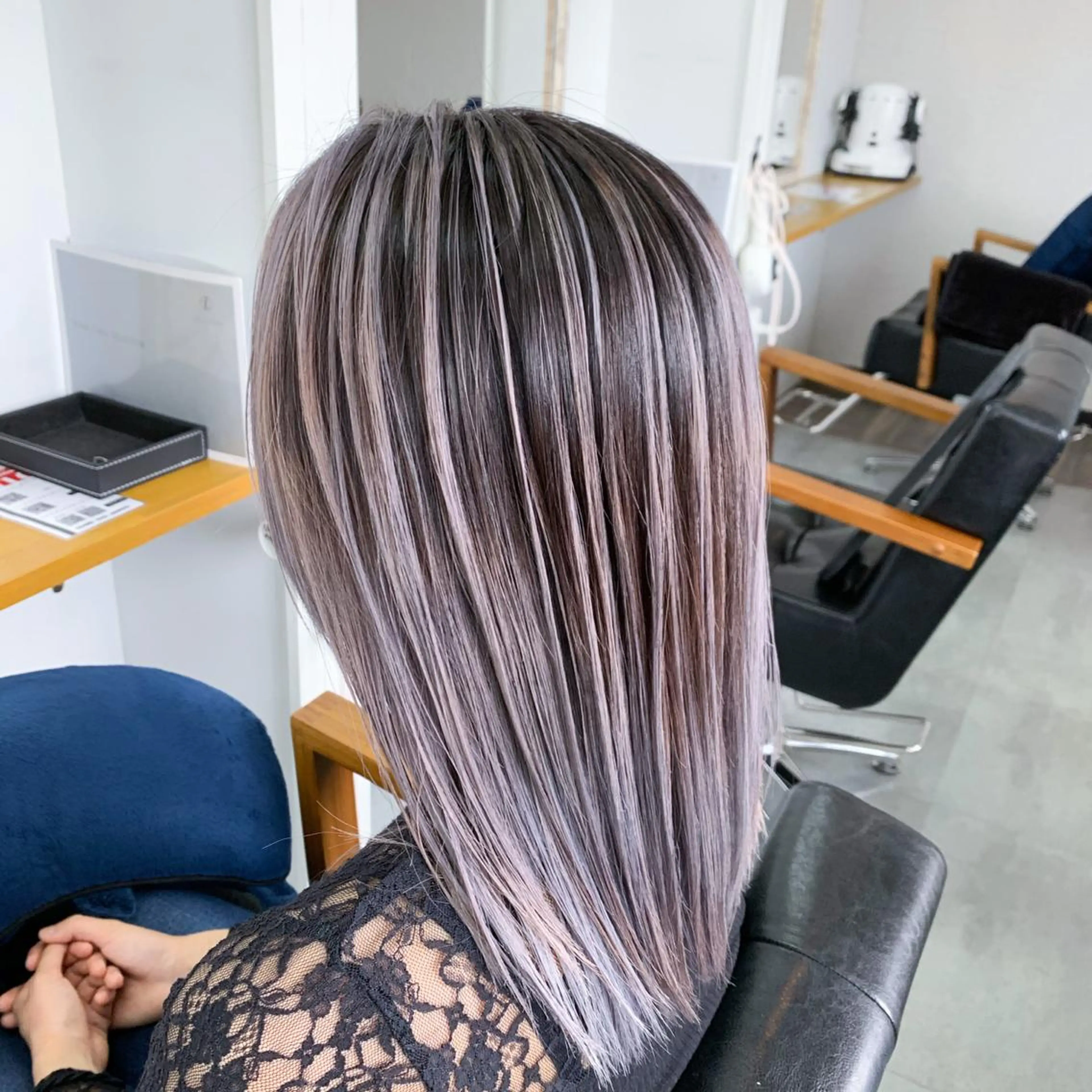 セミロング 🥇近藤 恭輔🥇 Recharme新保のヘアスタイル