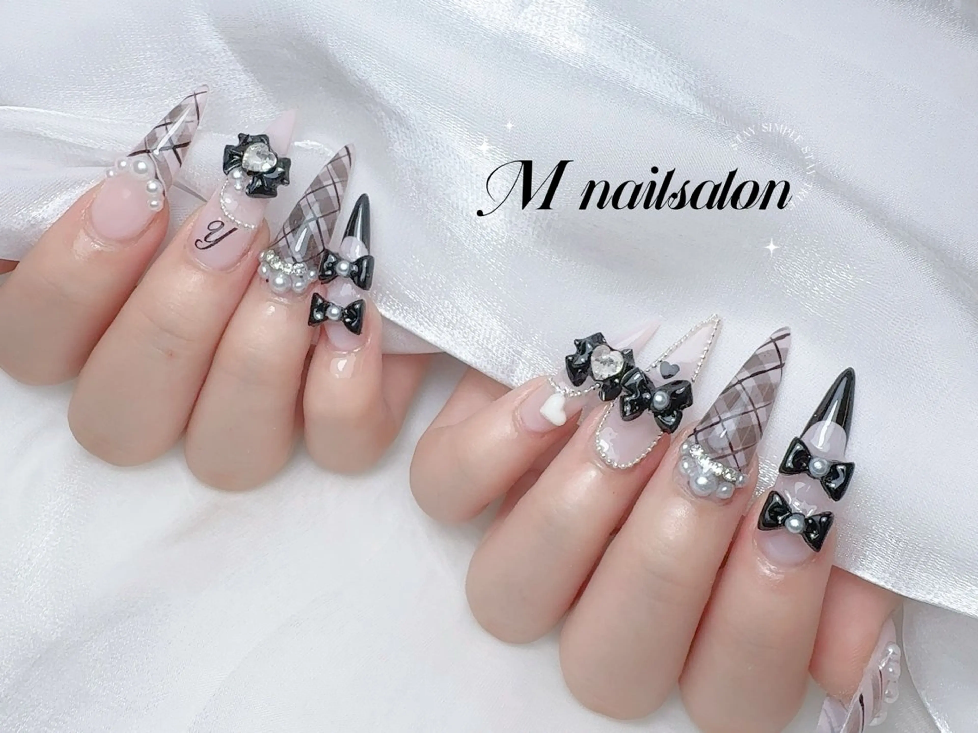 ネイル M🌷nail 長さだし専門店のネイルデザイン