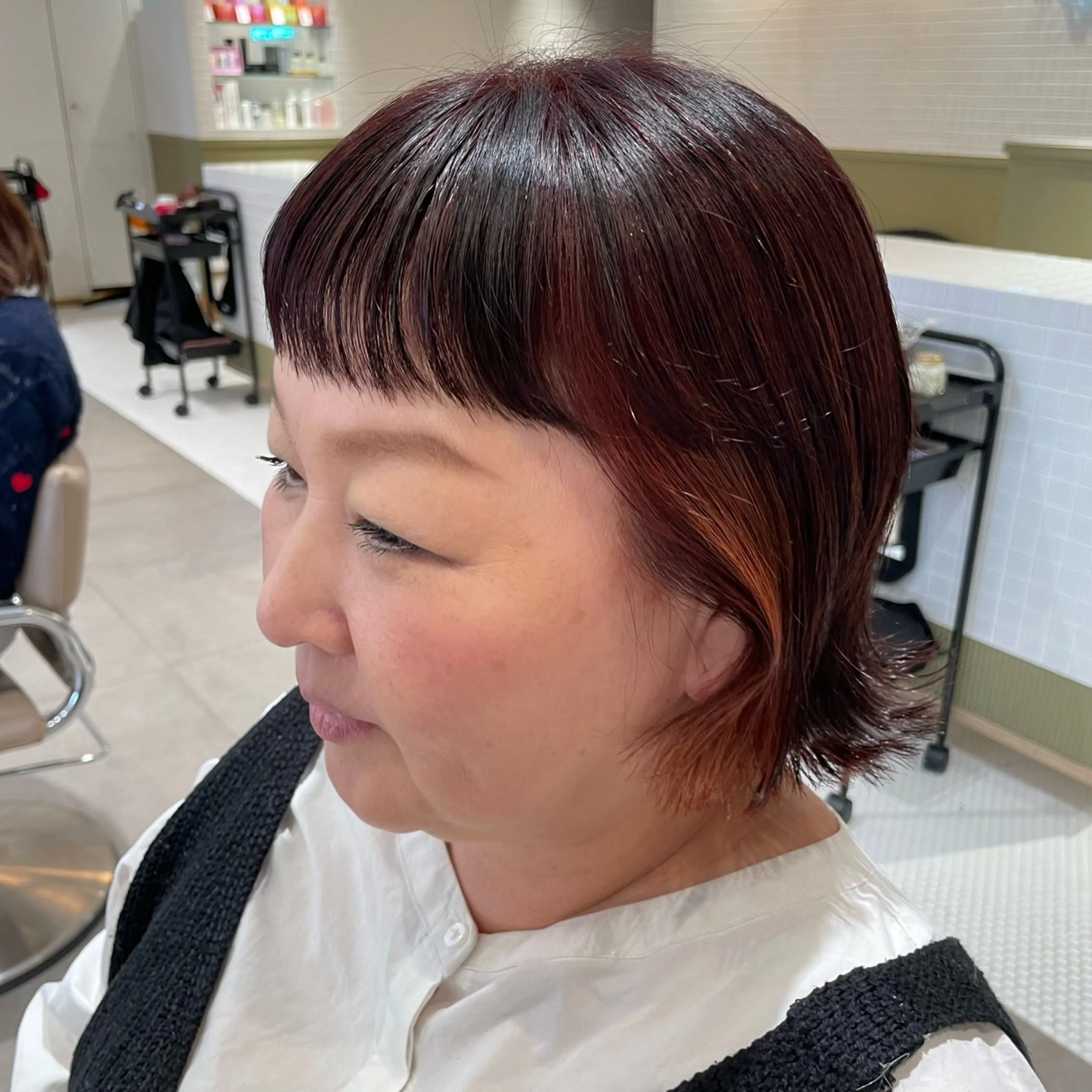 カラー 🎯🦖ʜᴀɴᴀ 似合わせショート🌷のヘアスタイル