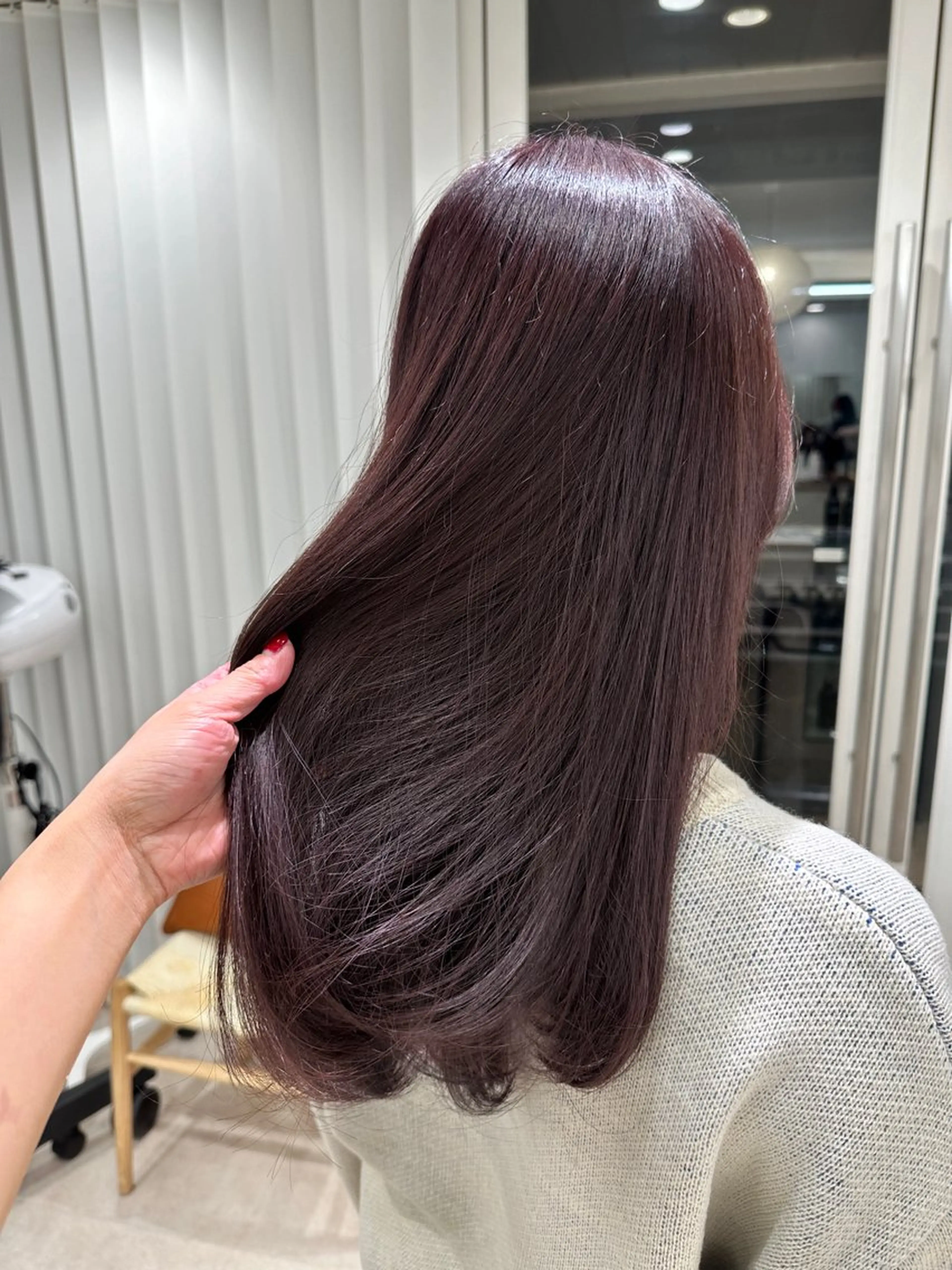 セミロング カラー 🪐レイヤー/抜け感 カラー/加野彩果🪐のヘアスタイル