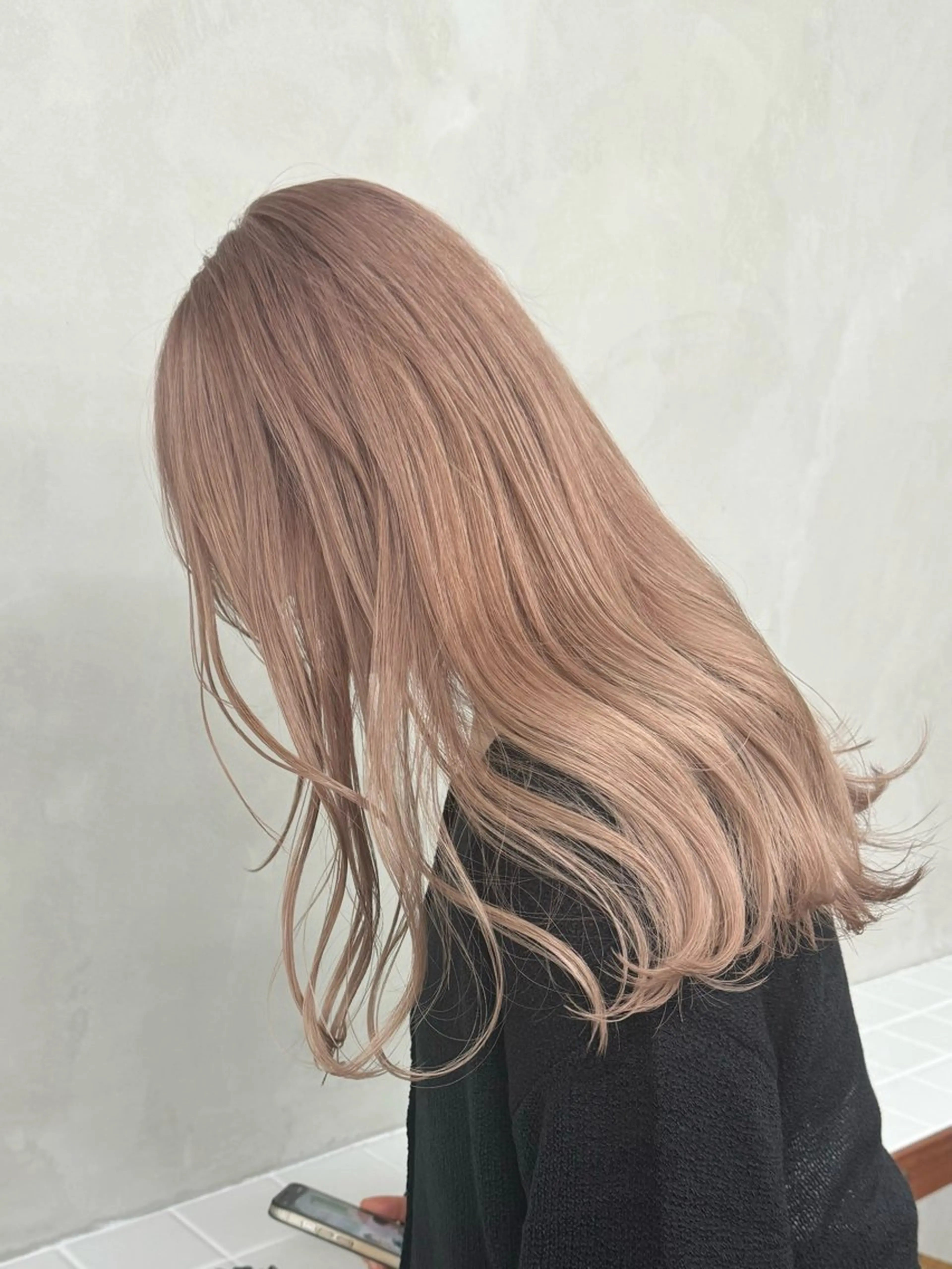 ロング カラー アッシュ ベージュカラー ブリーチ ブロンド ブラウンカラー カット ヘアカラー トリートメント ブリーチ　ハイトーン 特化🌈フジタハルキのヘアスタイル