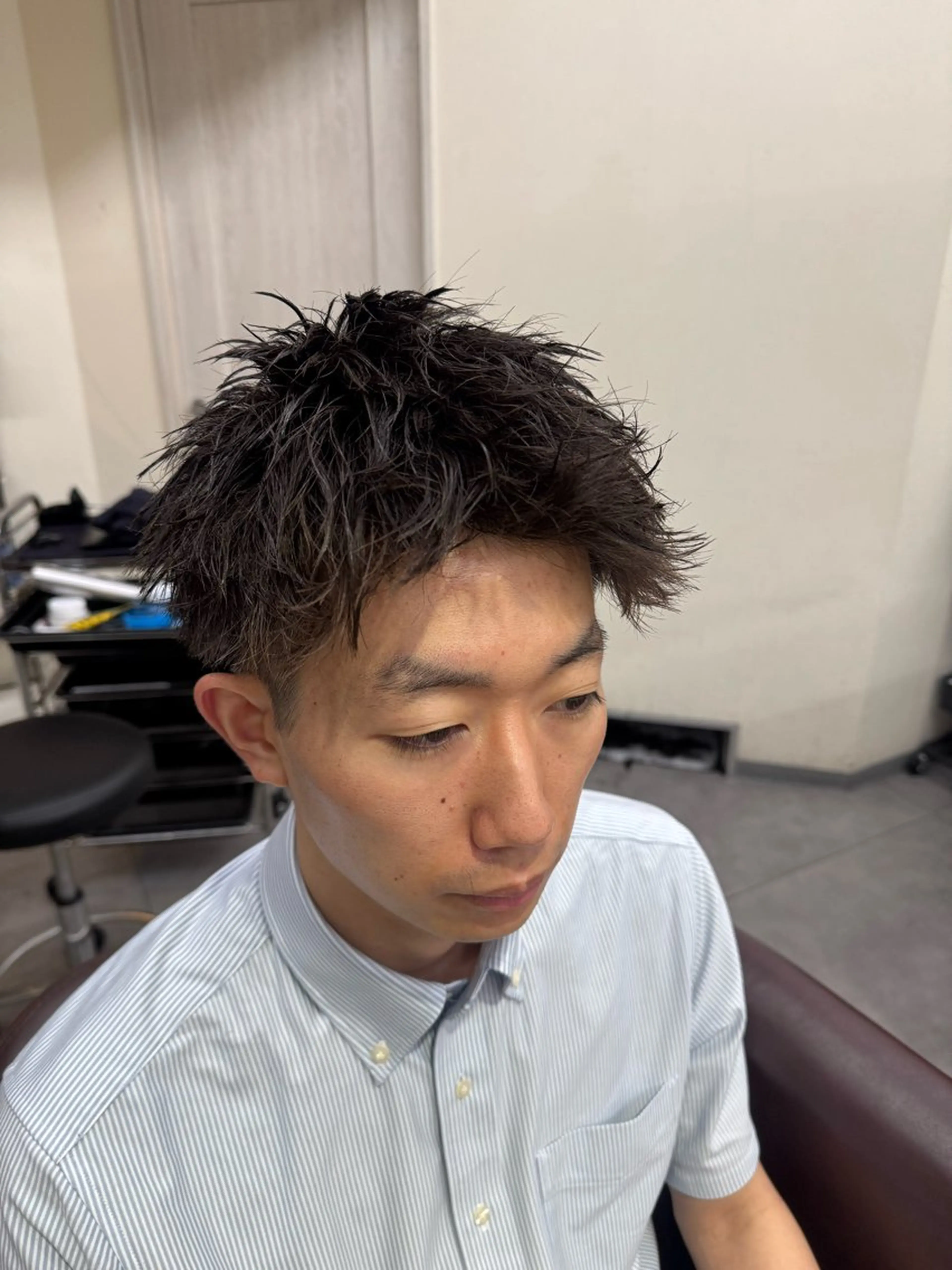 ショート メンズ カット メンズ/パーマ/ 京都駅/井上光のヘアスタイル