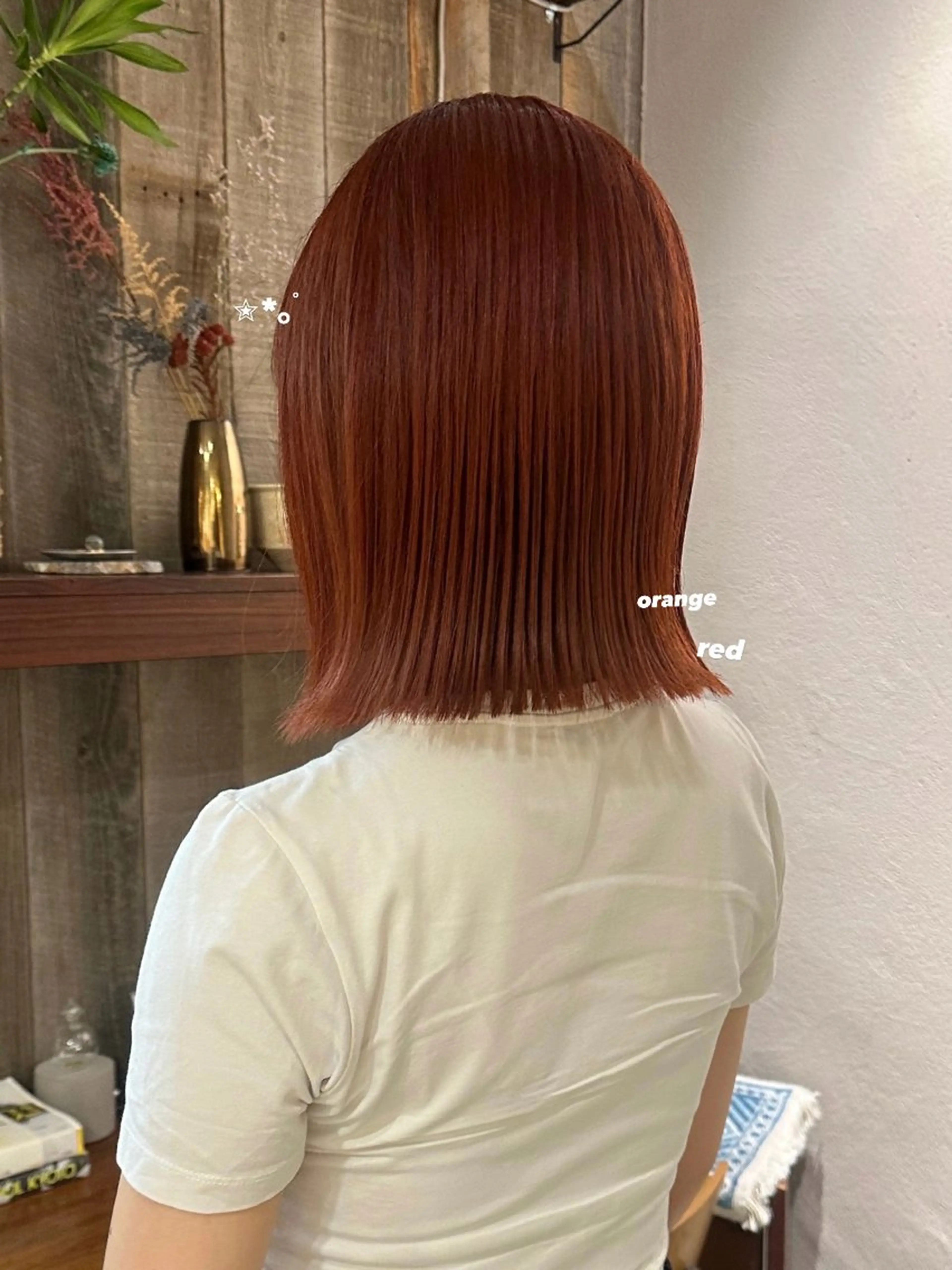 ミディアム カラー 暖色カラー/レイヤー 🌙 オノユリカのヘアスタイル