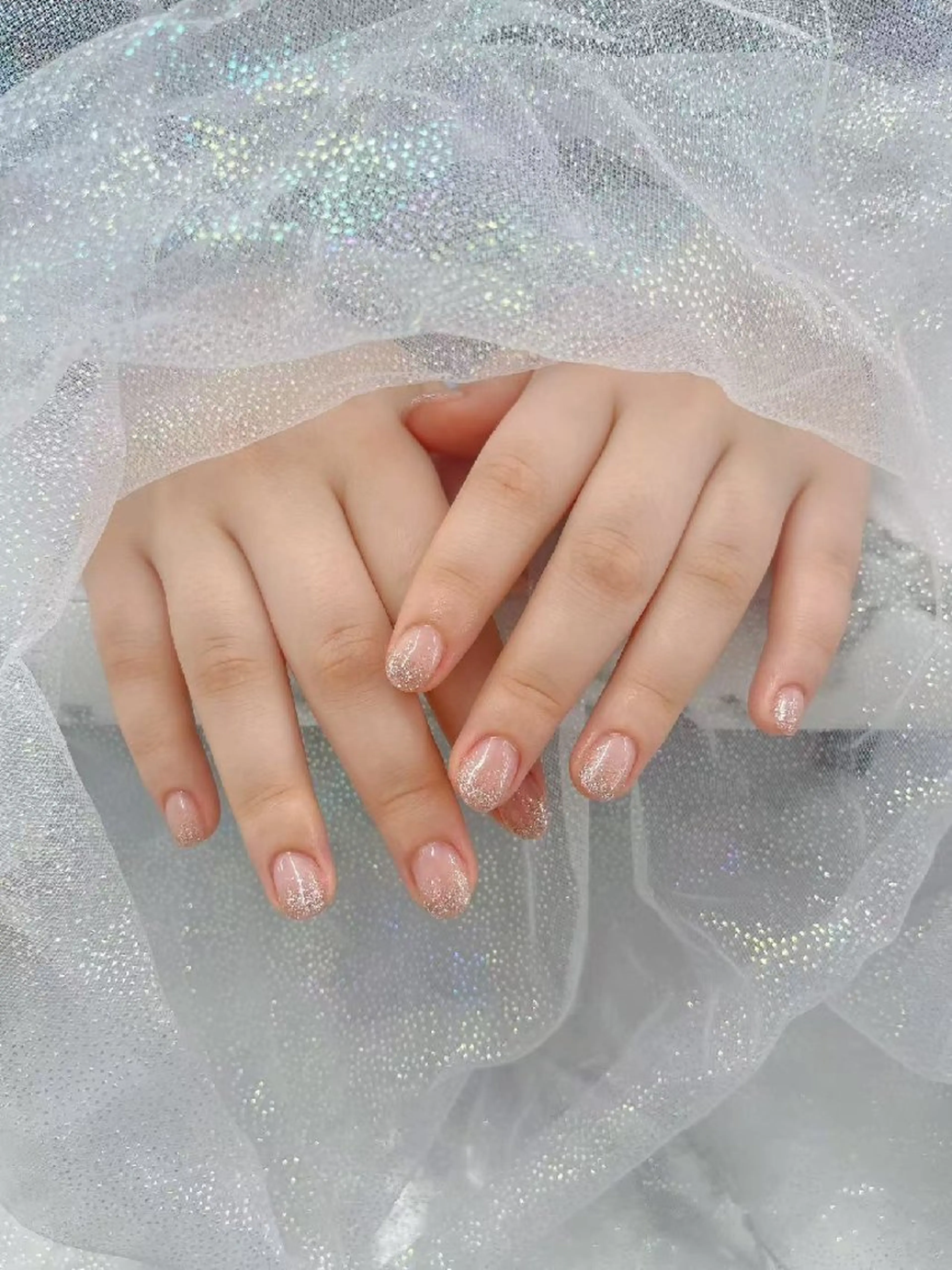 ネイル チークネイル フットネイル フレンチネイル ジェルネイル ガラスフレンチ ハンドネイル ル ナのネイルデザイン