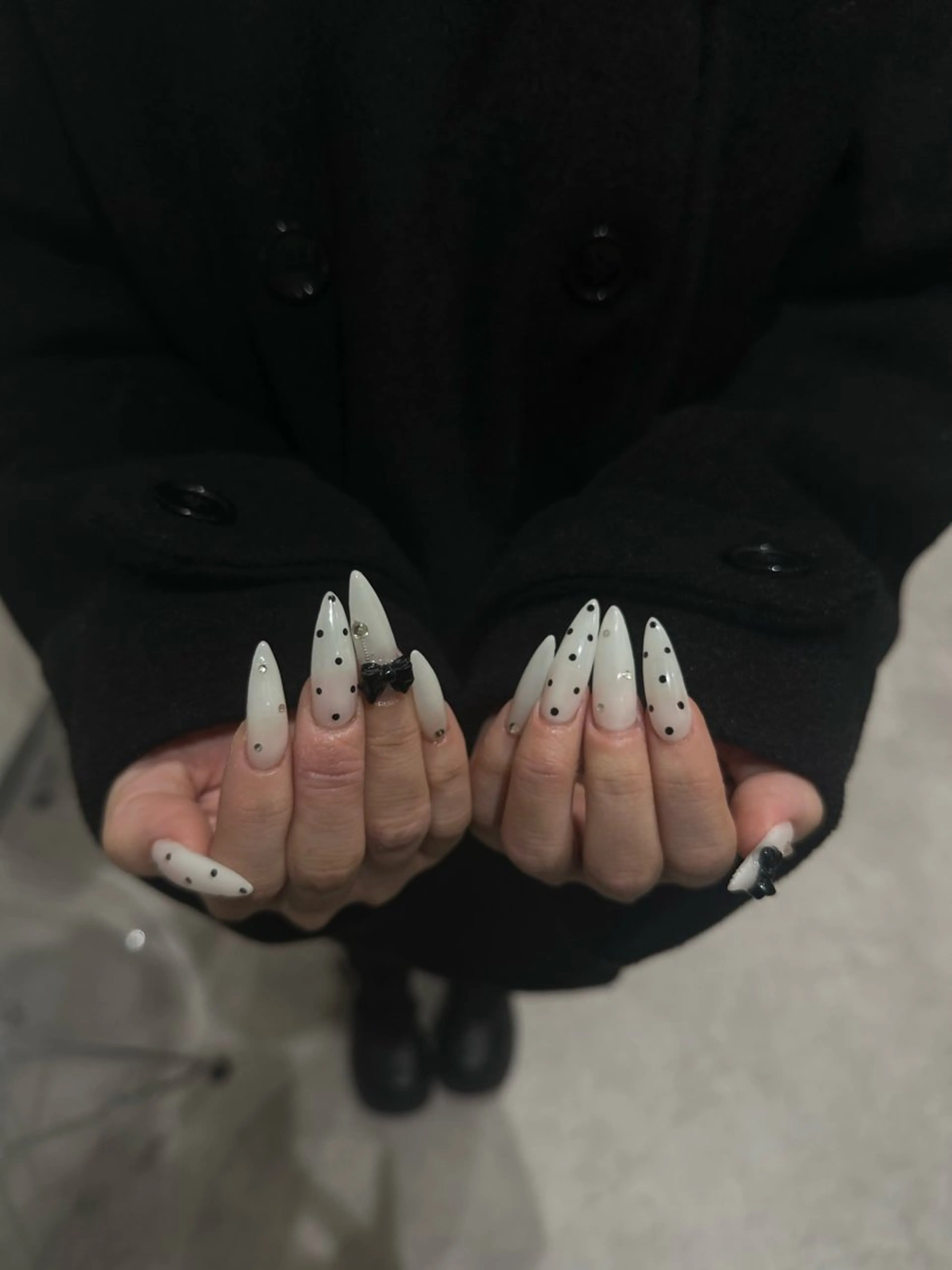 【オフなし】🤍1cm以上の長さだし/チップスカルプ持ち込みデザイン☪️✨アート6本までの写真