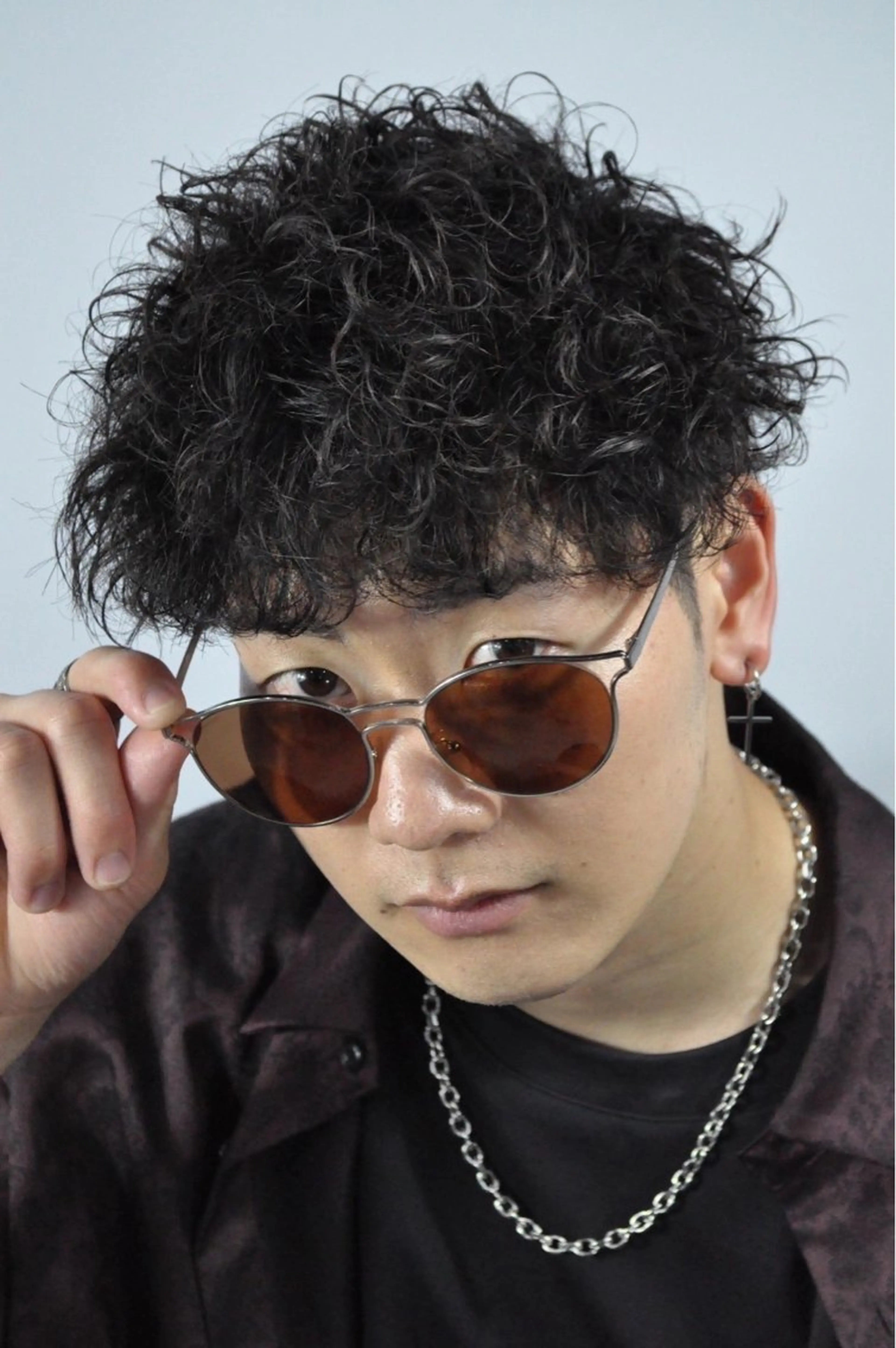 ミディアム パーマ ヘアアレンジ メンズ ツーブロック 刈り上げ 工藤 優也のその他イメージ