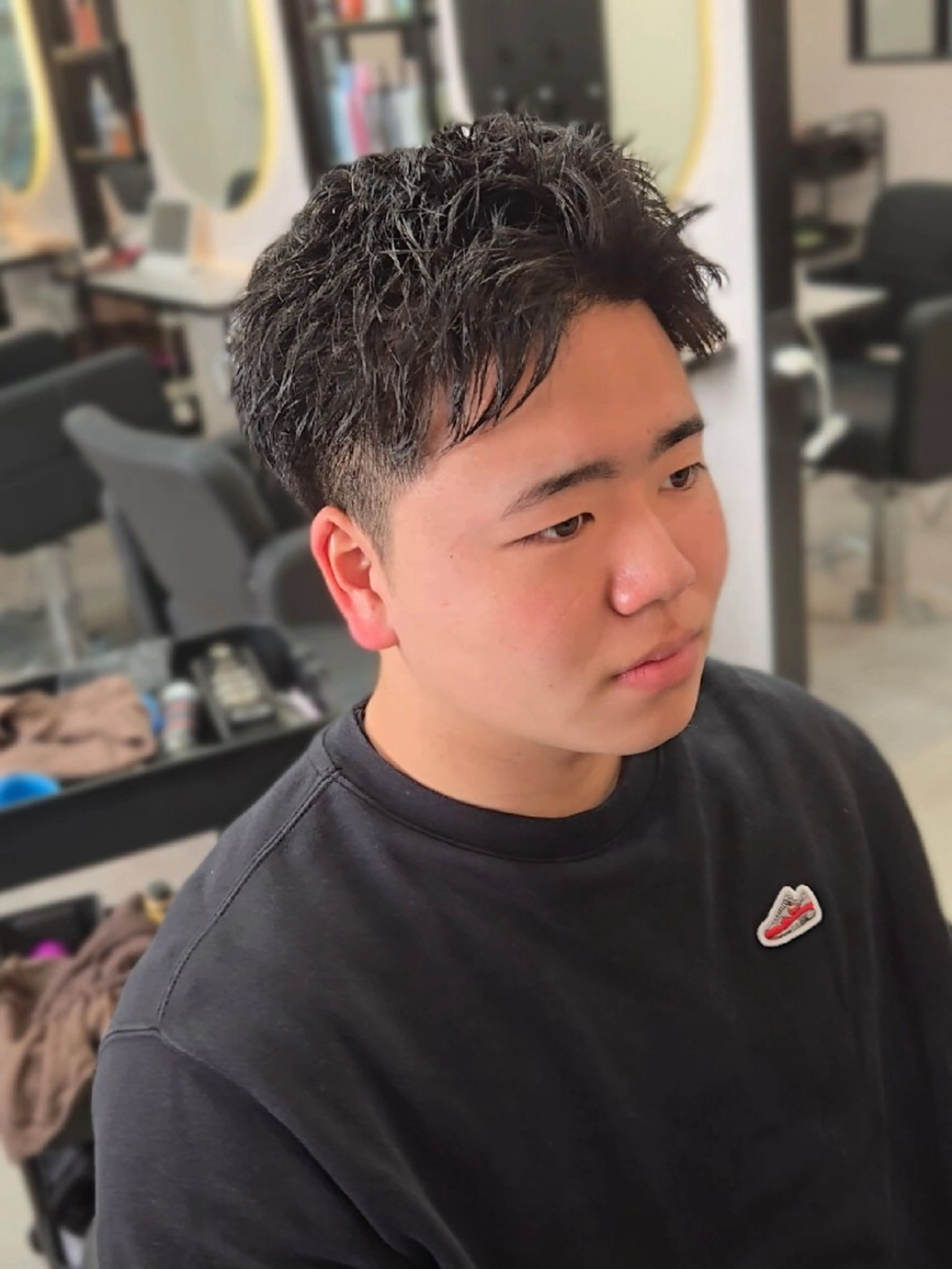 メンズ ショート スパイキーショート ショートヘア カット ヘアセット LEN名古屋/パーマ 海外ヘア/メンズ特化のヘアスタイル