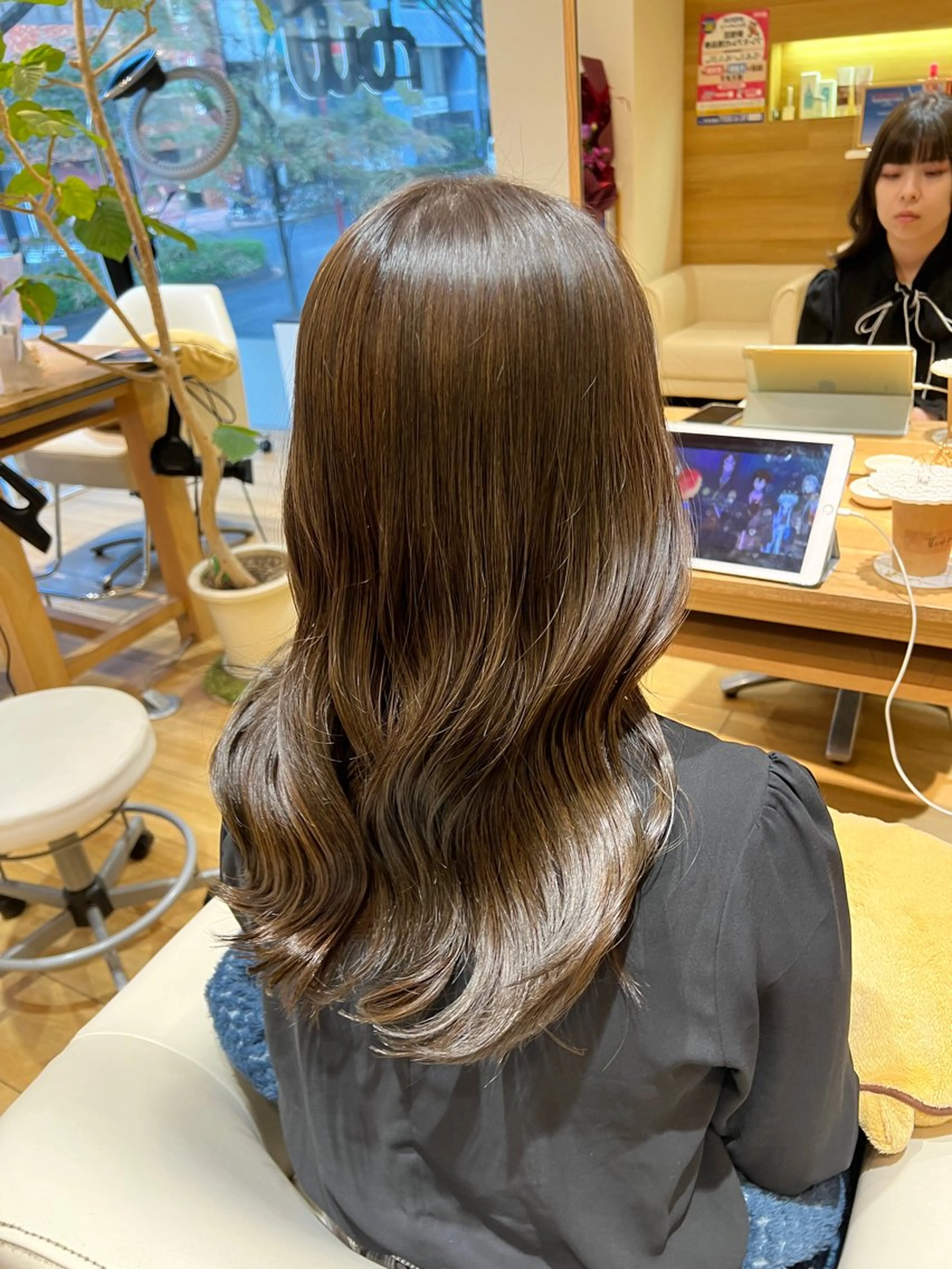 セミロング カラー 全国1位🥇世界5位 小野田　礼花のヘアスタイル