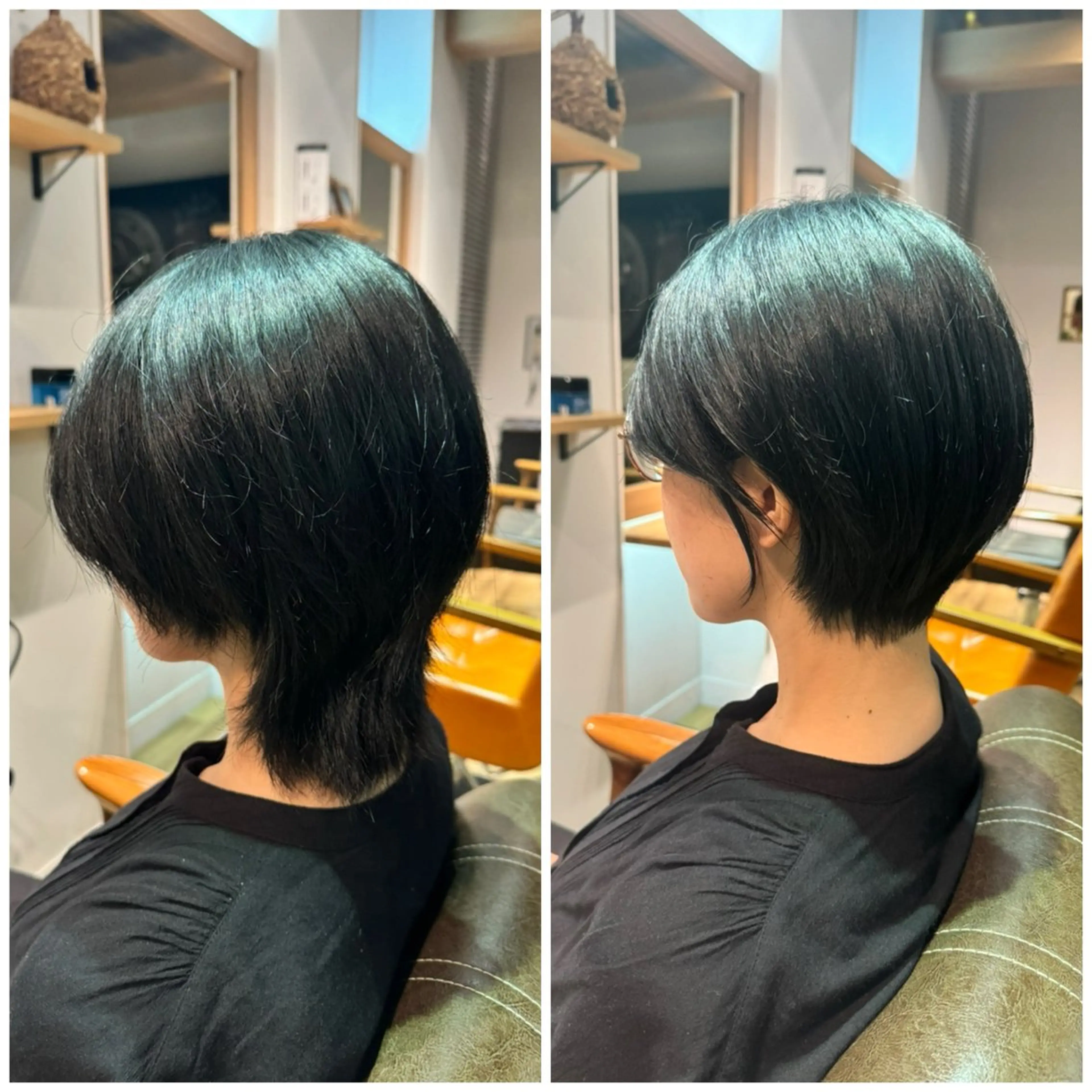 ショート カラー ツキダテ ユイのヘアスタイル