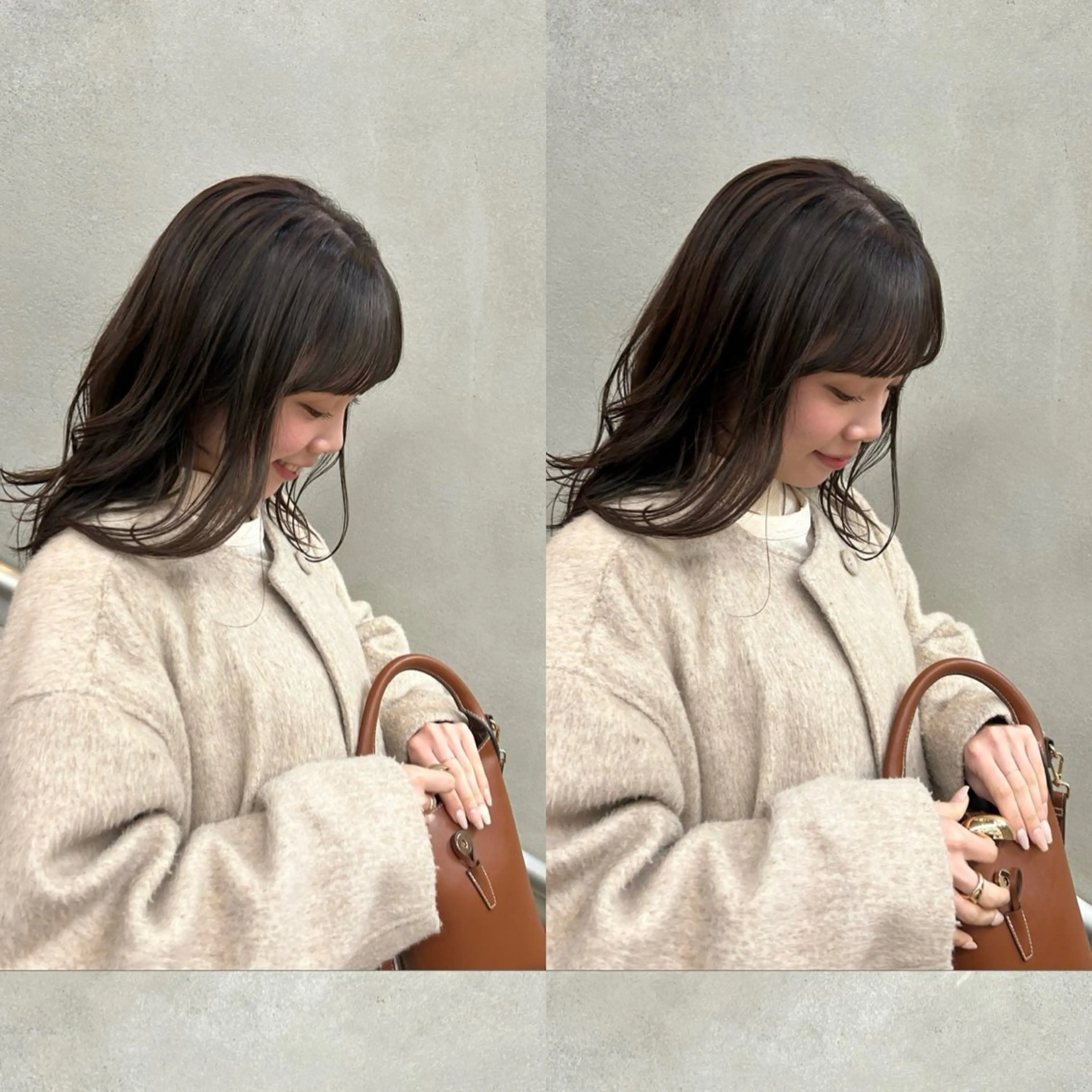 ミディアム カラー 透明感カラー/西梅田 / nagisa🦋のヘアスタイル