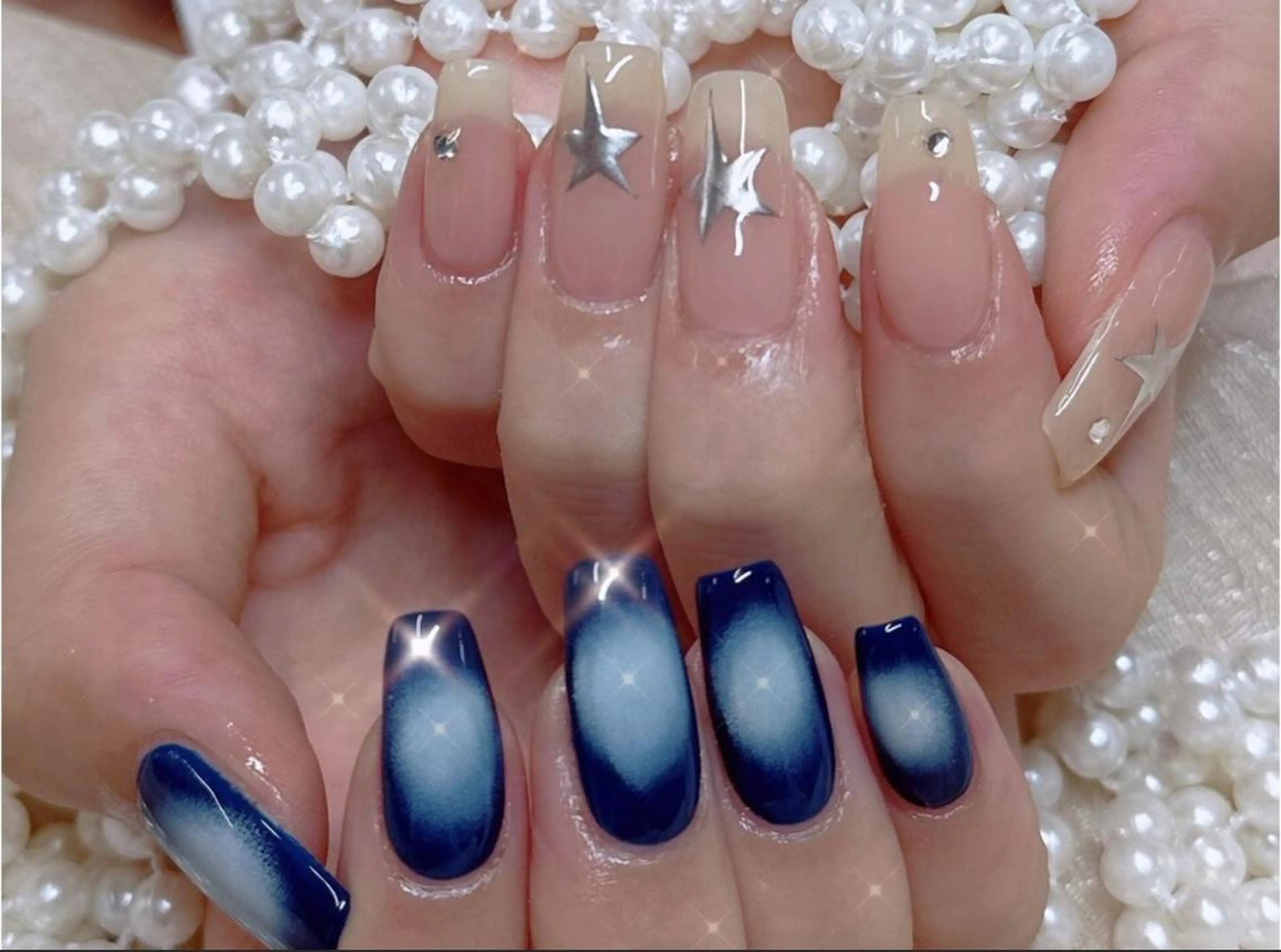 ネイル 💙羽生 彩光💙のネイルデザイン