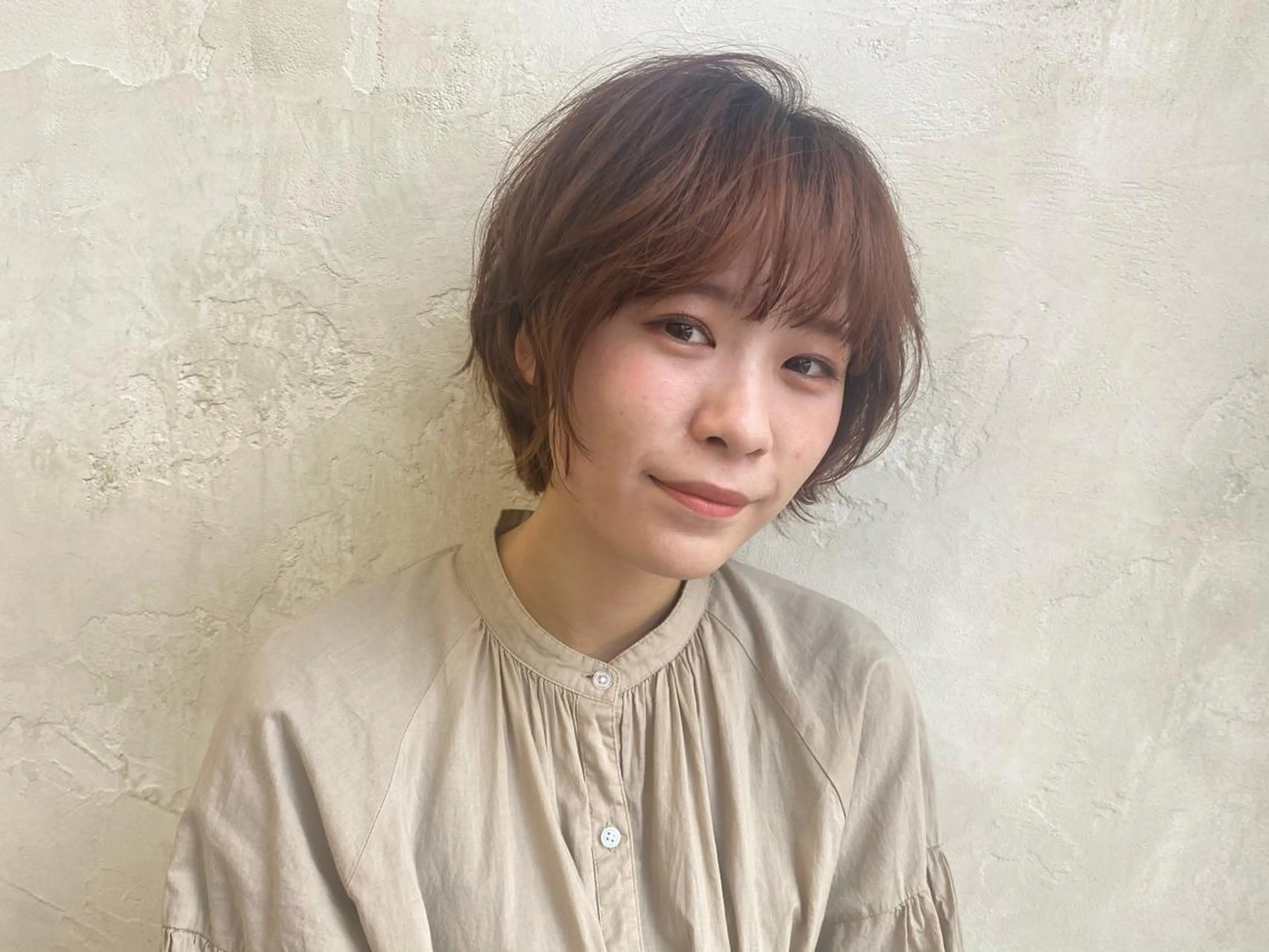 ショート カラー 藤原 侑香のヘアスタイル