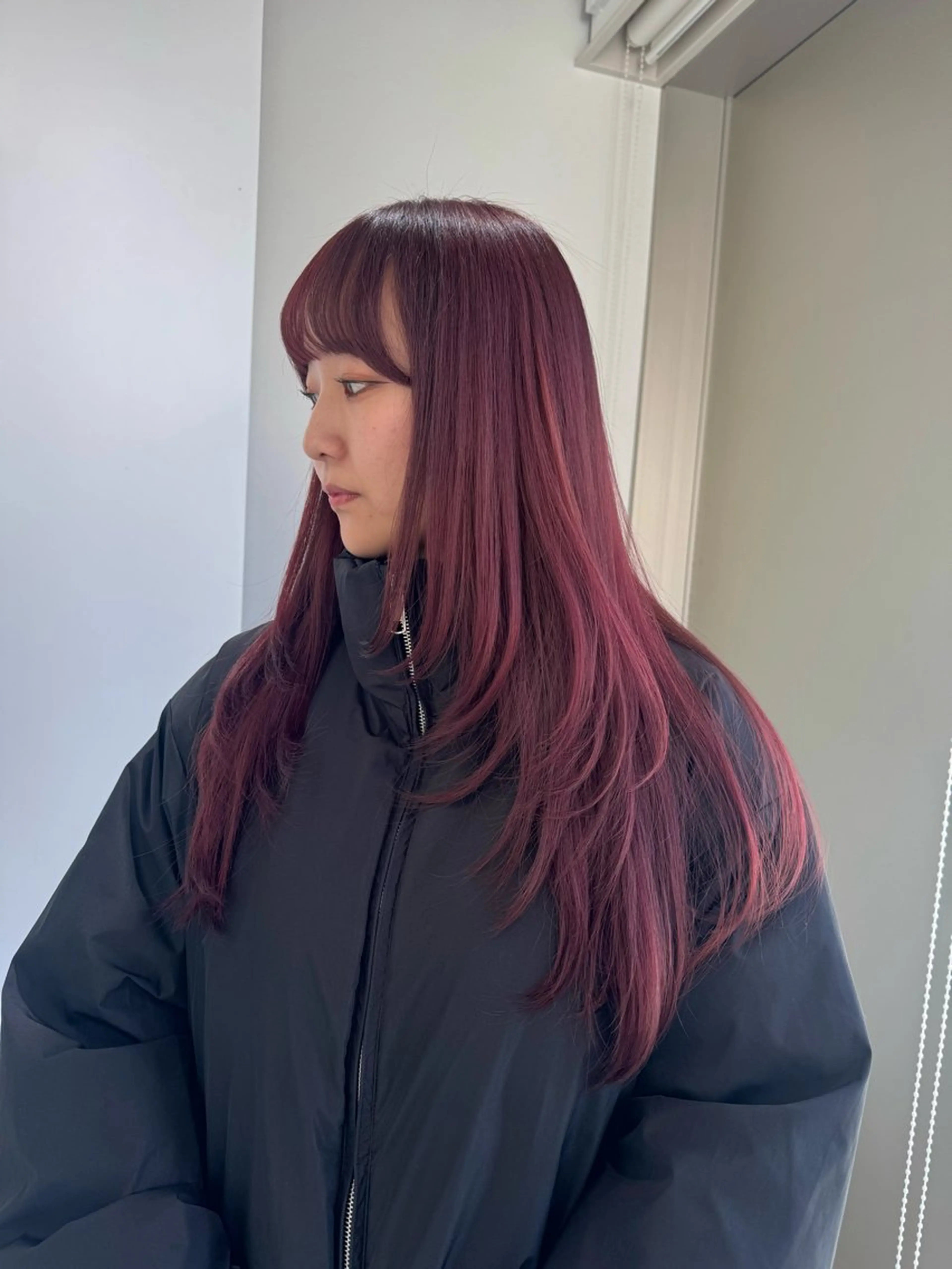 ロング カラー カット ヘアカラー トリートメント 店長　MANAMI ／ブリーチ／骨格ボブのヘアスタイル