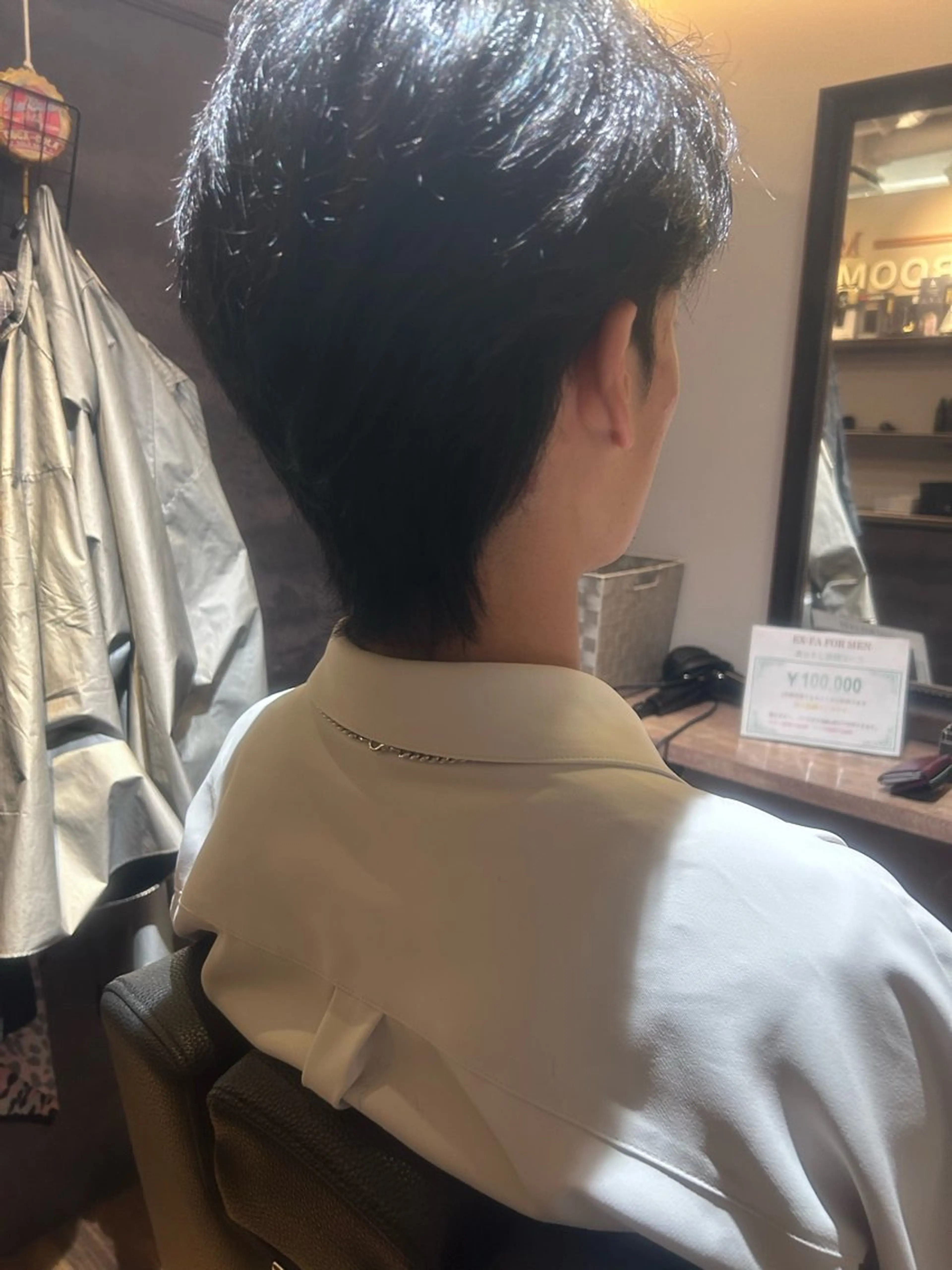 ミディアム パーマ ex-fa for men 早藤朋哉のヘアスタイル