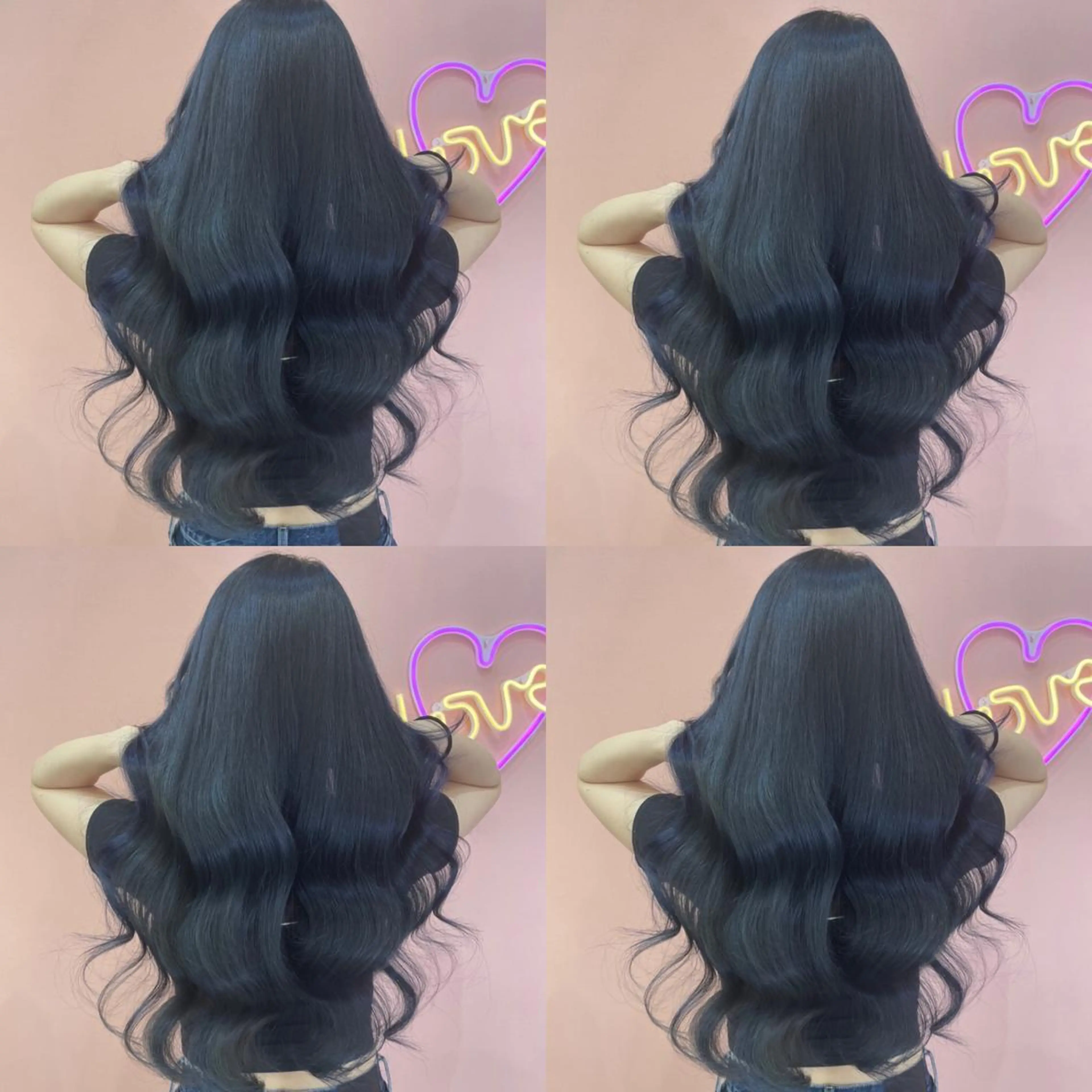 ロング カラー アディクシーカラー ネイビーカラー 🌷MAYU 🌷のヘアスタイル