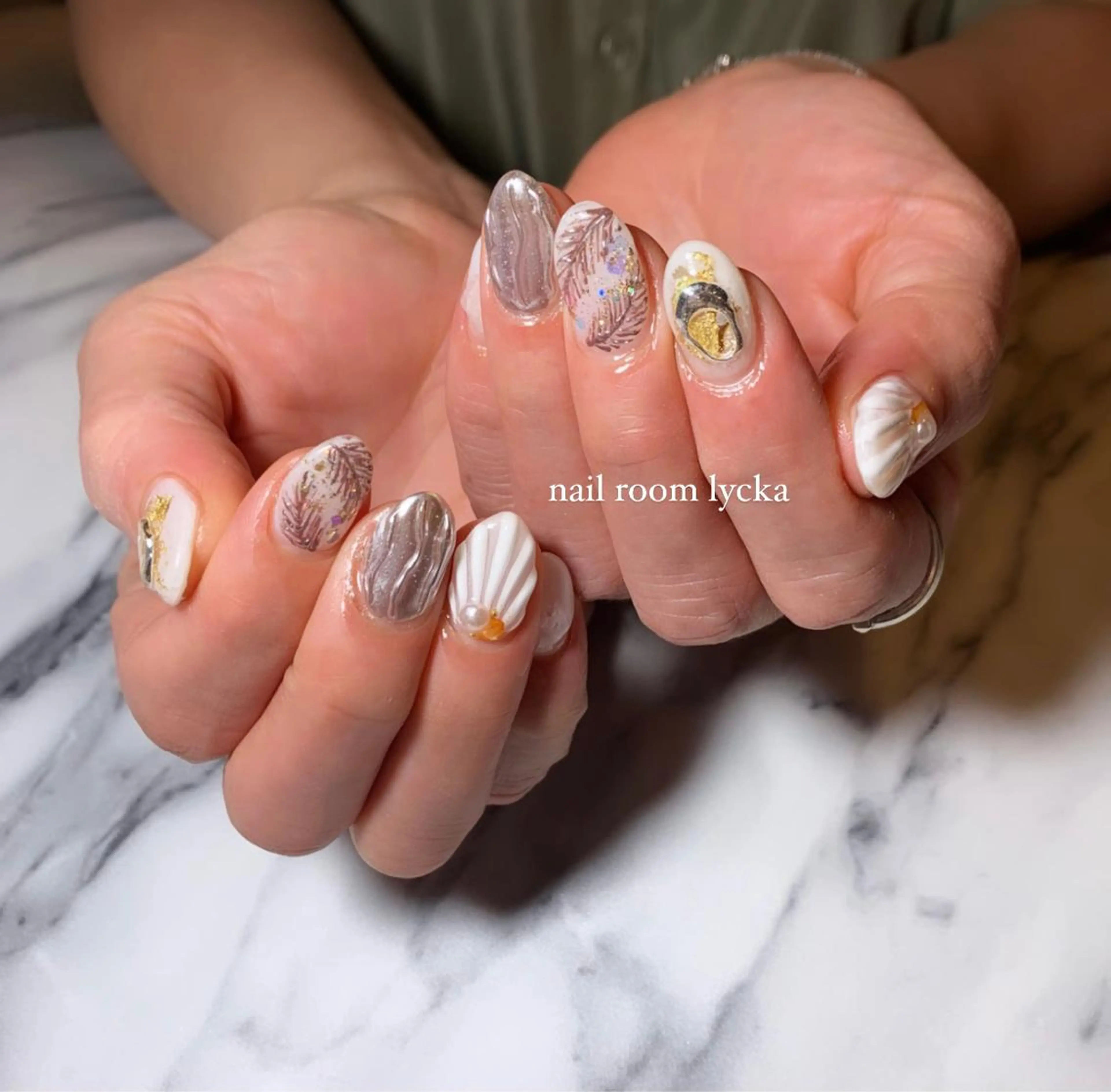 ネイル ﾈｲﾙﾙｰﾑﾘｯｶ 𝐦𝐚𝐲𝐮のネイルデザイン