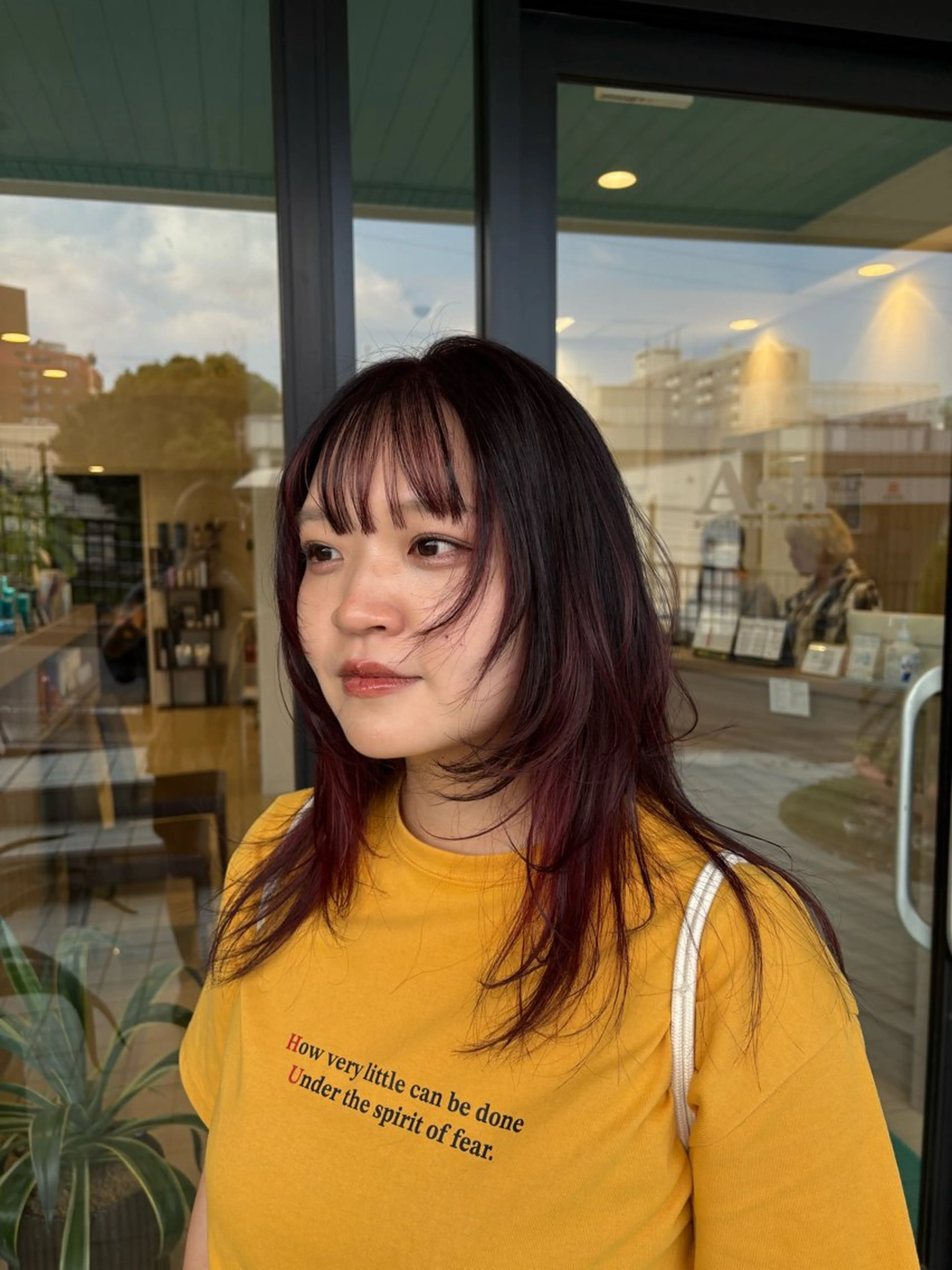 セミロング カラー ブリーチ カット ヘアカラー トリートメント 透明感カラー/ 松井克樹のヘアスタイル