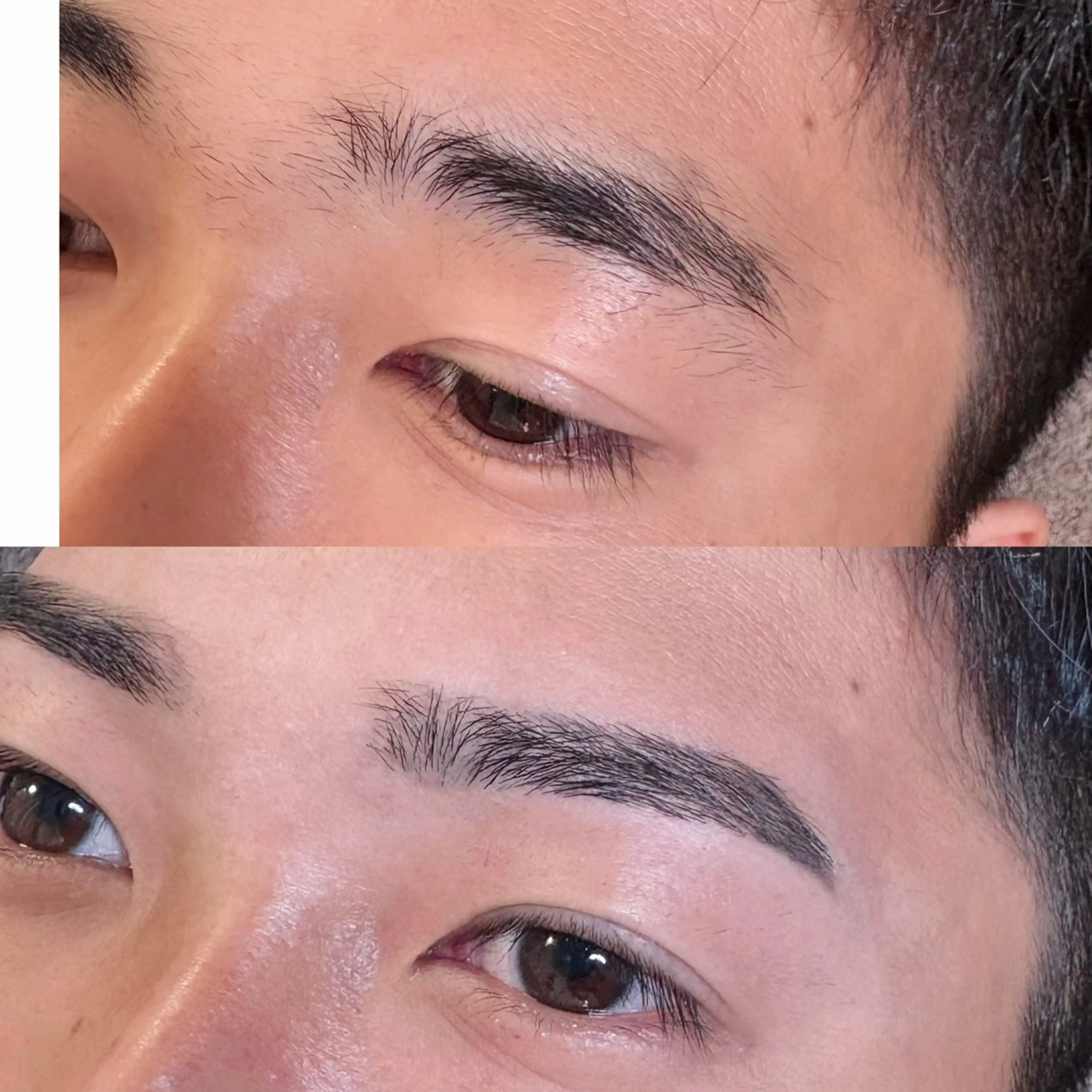 【メンズ】美眉スタイリング✨眉毛ワックス脱毛🌿ほぐれるヘッドスパサービス付の写真