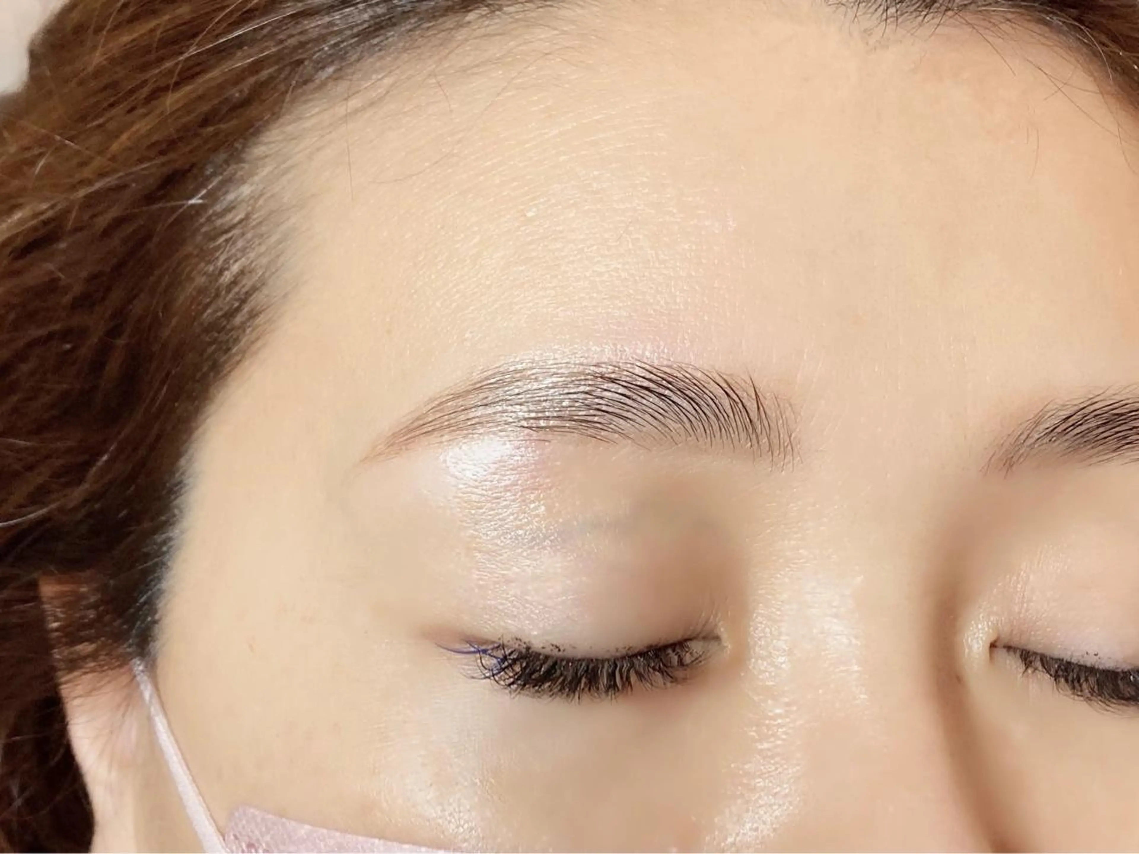 アイブロウ 眉カラー メンズアイブロウ salon de beauteJoieのマツエク・マツパデザイン