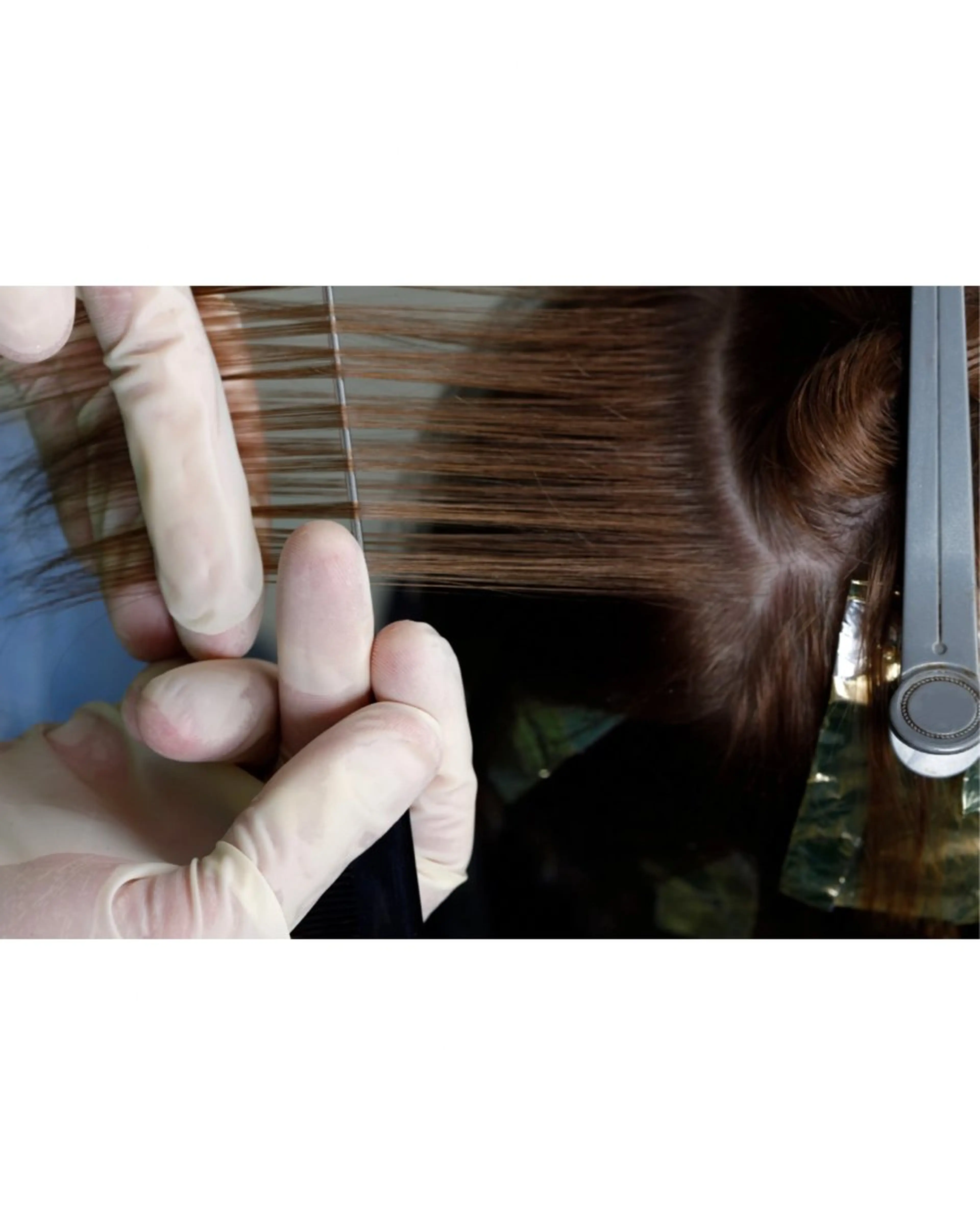 白髪ぼかしハイライト(シークレットハイライト)の写真